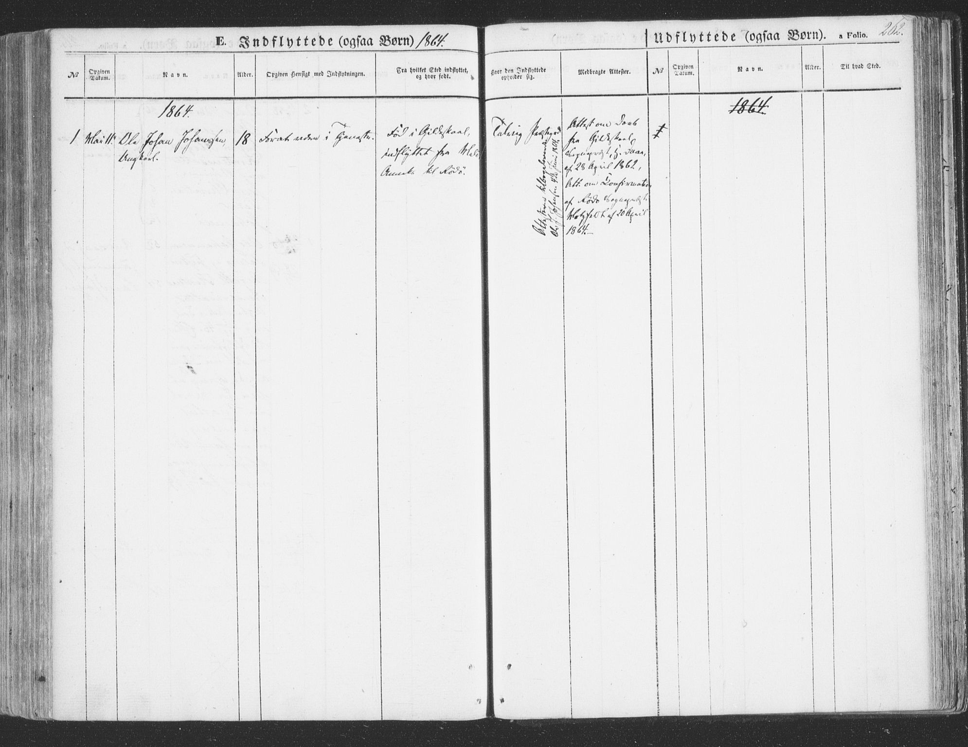 Talvik sokneprestkontor, SATØ/S-1337/H/Ha/L0010kirke: Parish register (official) no. 10, 1852-1864, p. 262