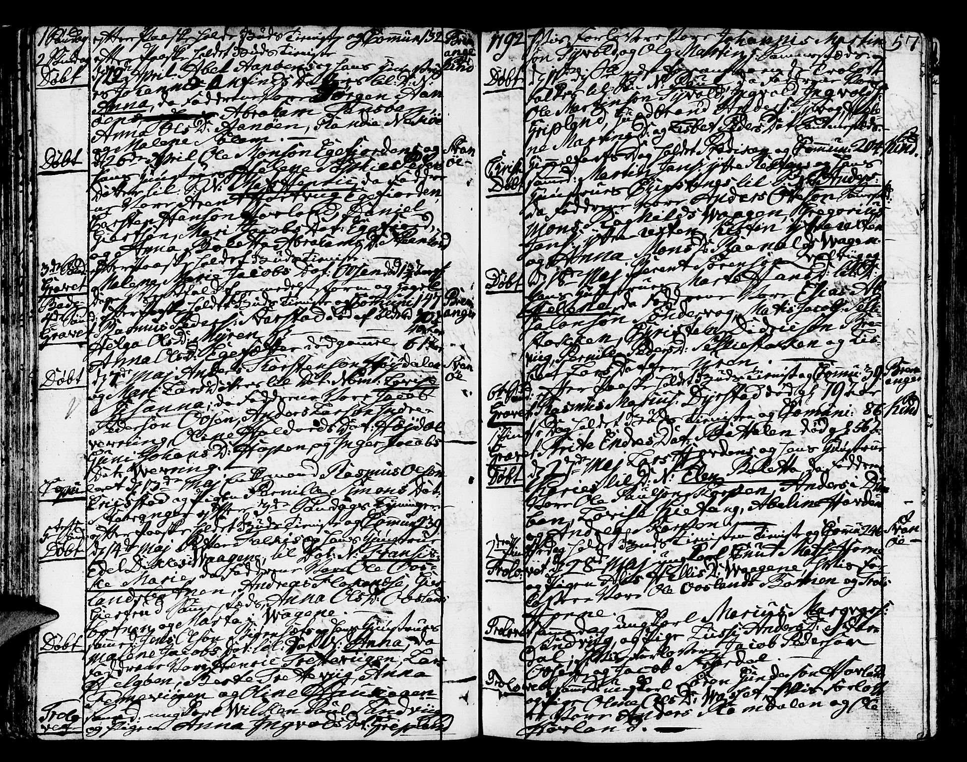 Kinn sokneprestembete, AV/SAB-A-80801/H/Haa/Haaa/L0003: Parish register (official) no. A 3, 1785-1821, p. 57