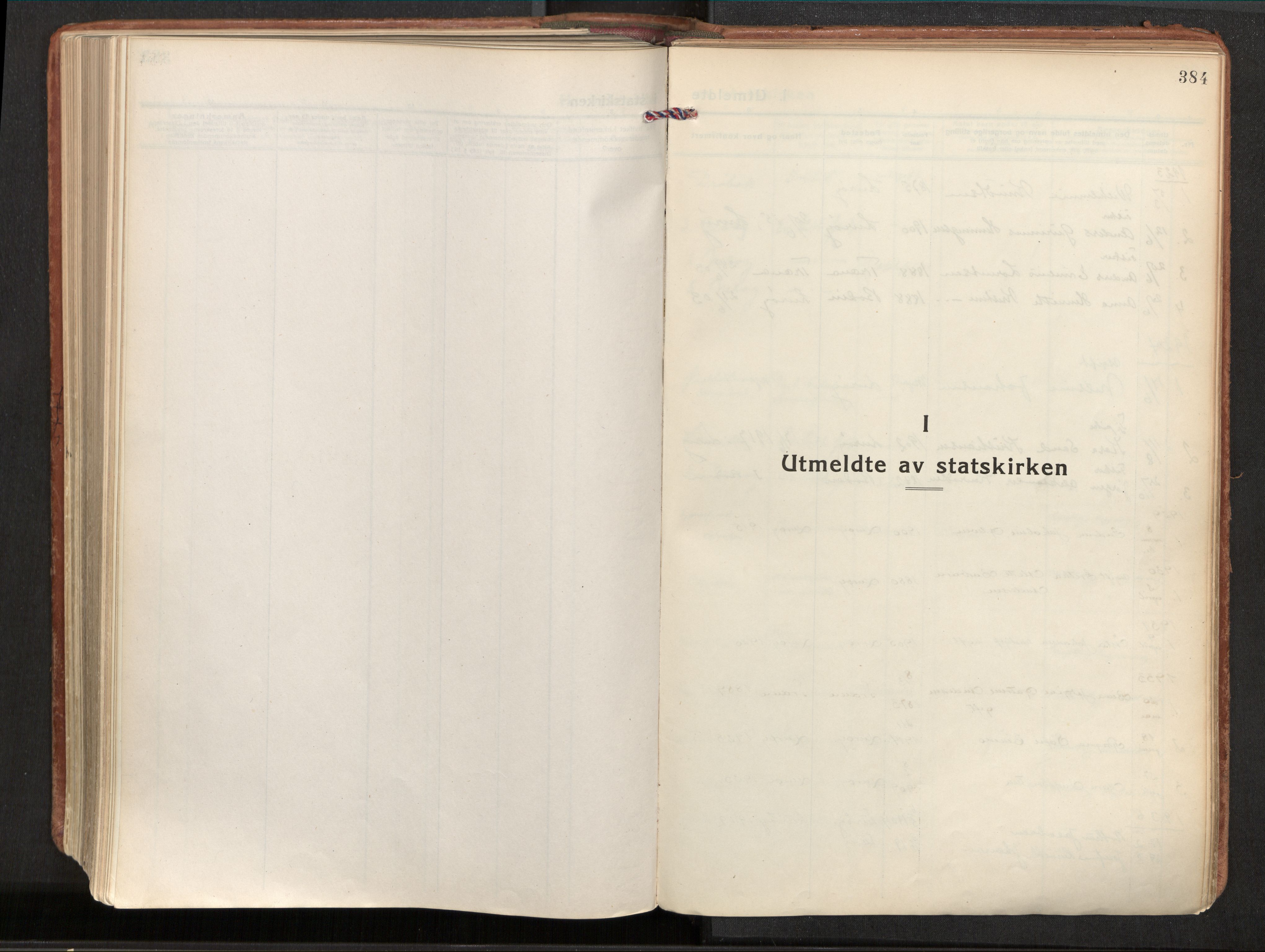 Ministerialprotokoller, klokkerbøker og fødselsregistre - Nordland, SAT/A-1459/839/L0570: Parish register (official) no. 839A07, 1923-1942, p. 384