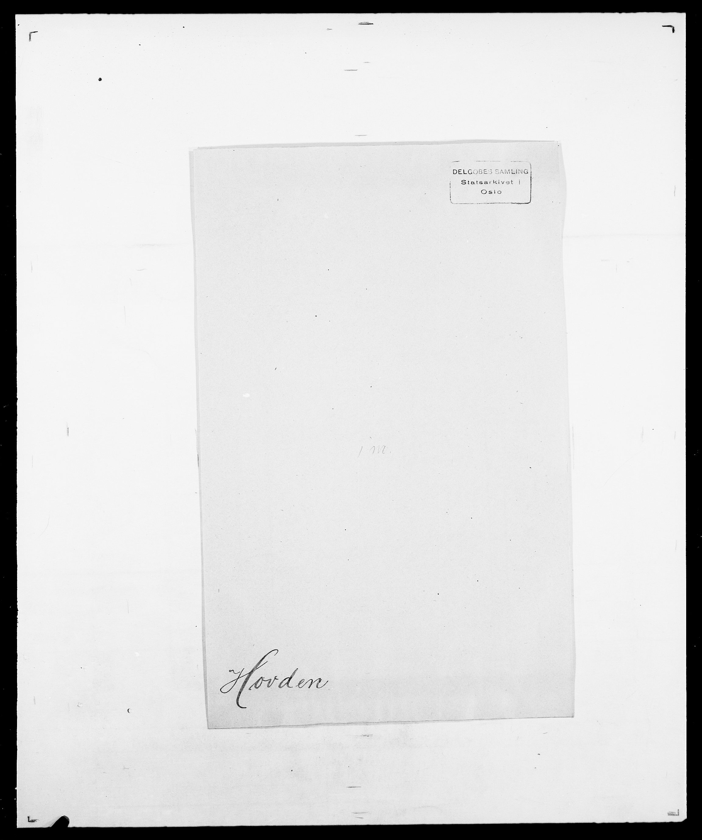 Delgobe, Charles Antoine - samling, SAO/PAO-0038/D/Da/L0018: Hoch - Howert, p. 1040