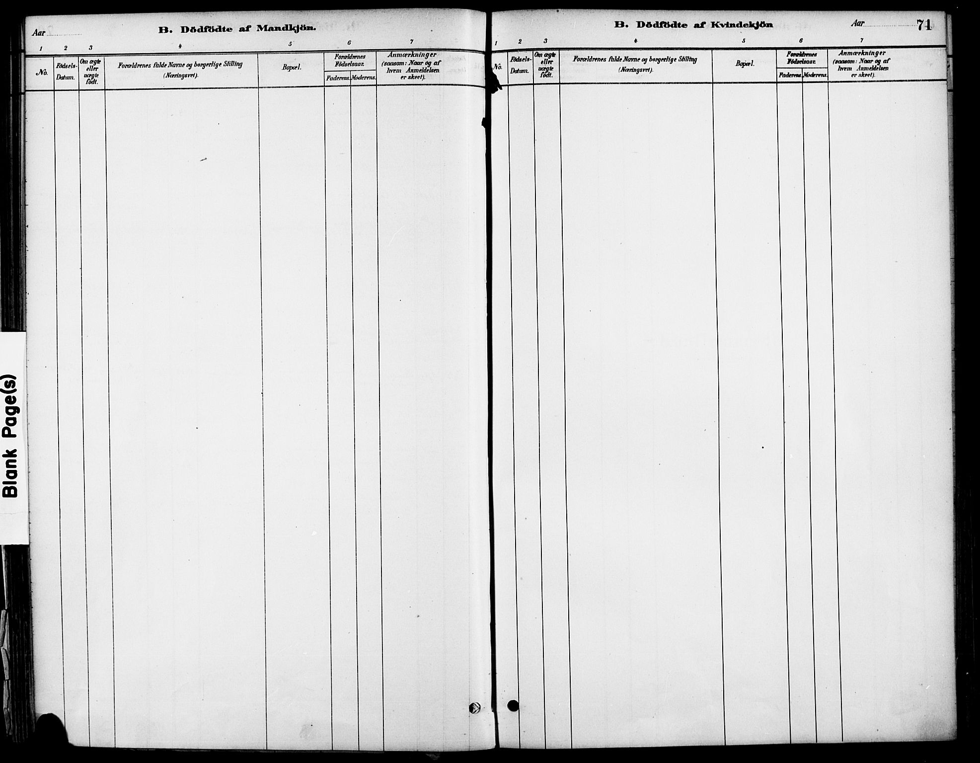 Høland prestekontor Kirkebøker, SAO/A-10346a/F/Fb/L0001: Parish register (official) no. II 1, 1880-1897, p. 71