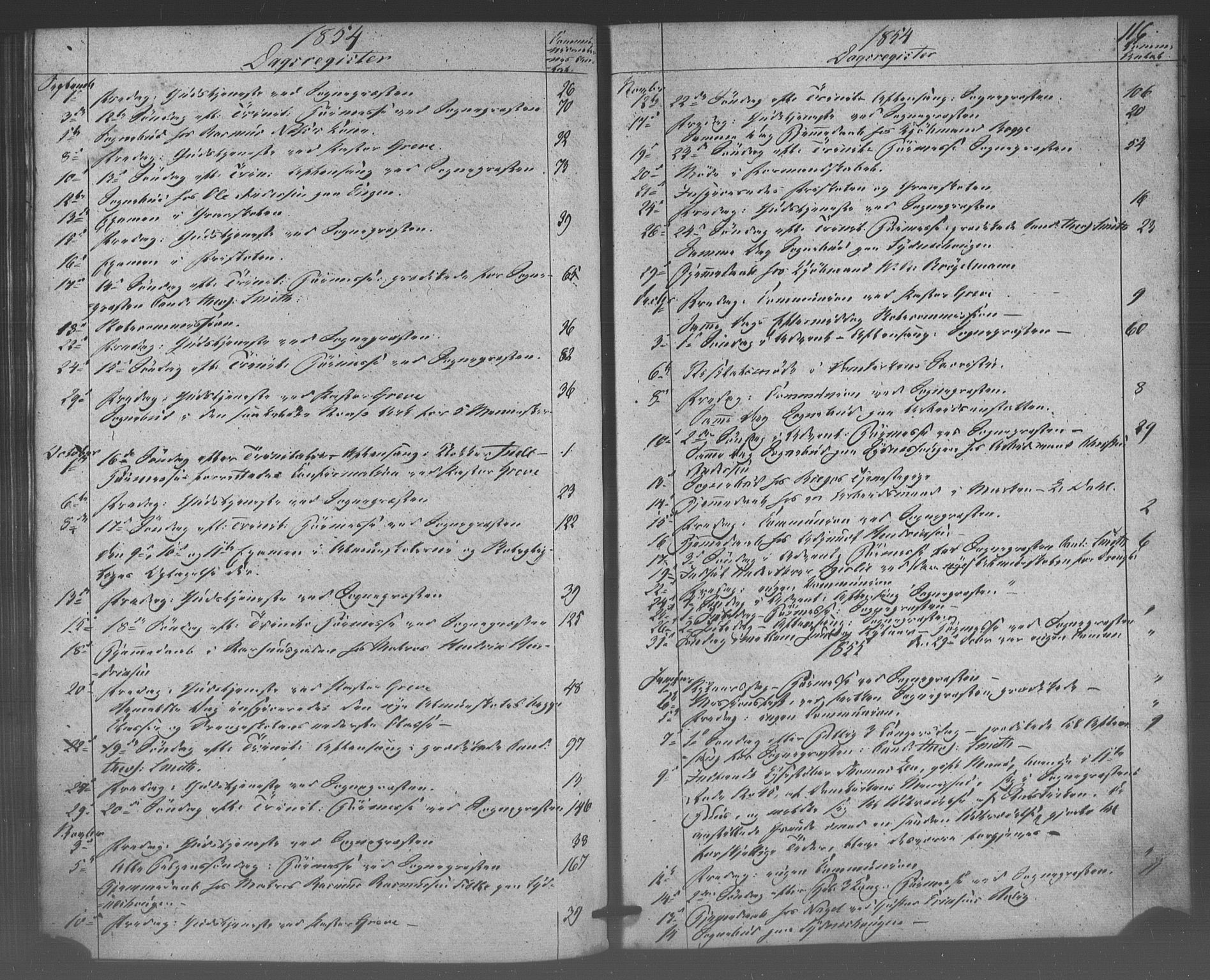 Domkirken sokneprestembete, SAB/A-74801/H/Haa/L0047: Parish register (official) no. F 2, 1852-1868, p. 116