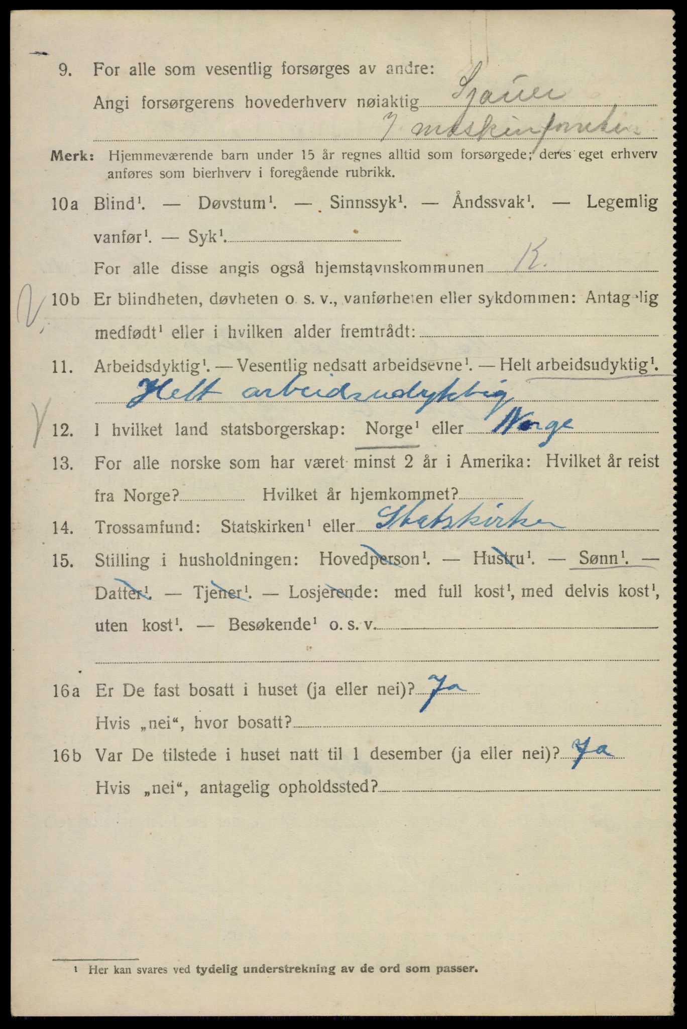 SAO, 1920 census for Kristiania, 1920, p. 642996