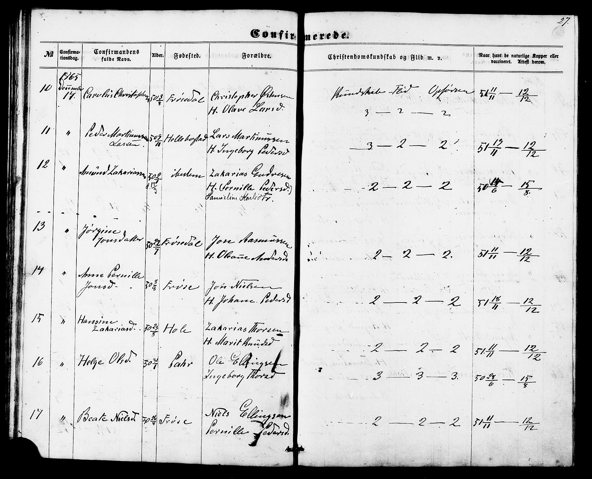 Ministerialprotokoller, klokkerbøker og fødselsregistre - Møre og Romsdal, AV/SAT-A-1454/517/L0225: Parish register (official) no. 517A05, 1858-1871, p. 27