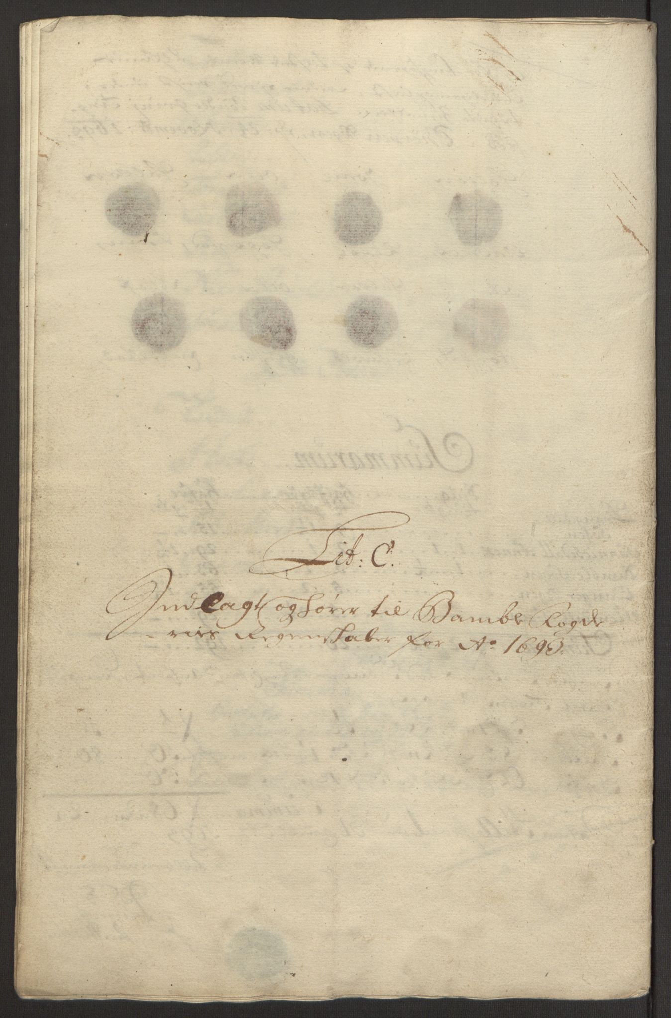 Rentekammeret inntil 1814, Reviderte regnskaper, Fogderegnskap, RA/EA-4092/R34/L2052: Fogderegnskap Bamble, 1692-1693, p. 314