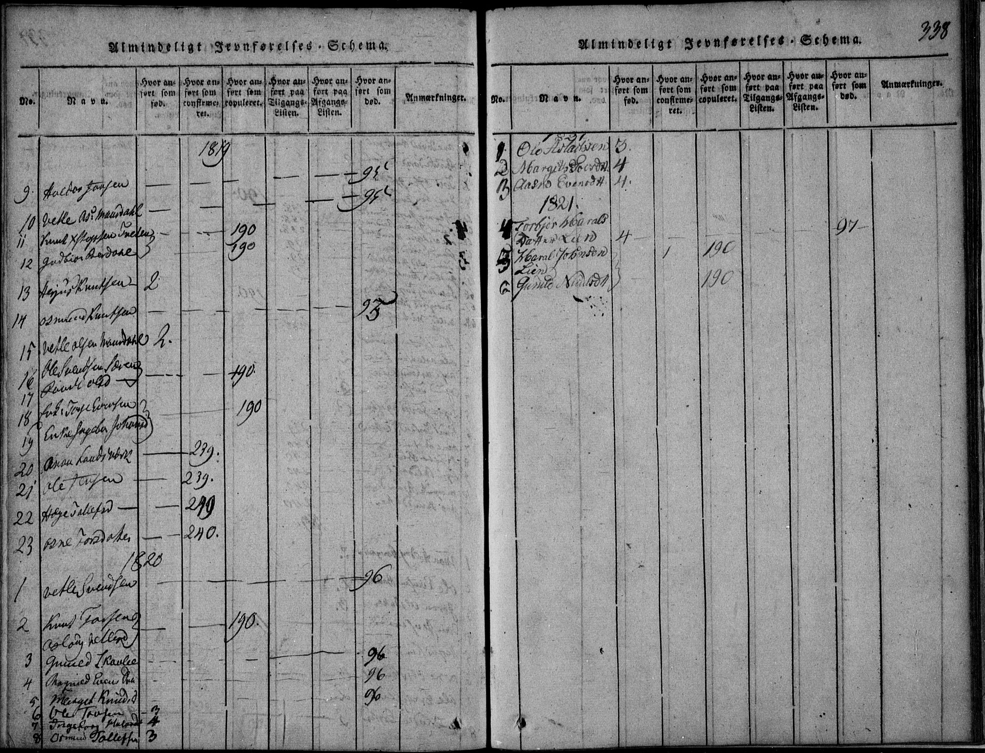 Vinje kirkebøker, AV/SAKO-A-312/F/Fb/L0001: Parish register (official) no. II 1, 1814-1843, p. 338