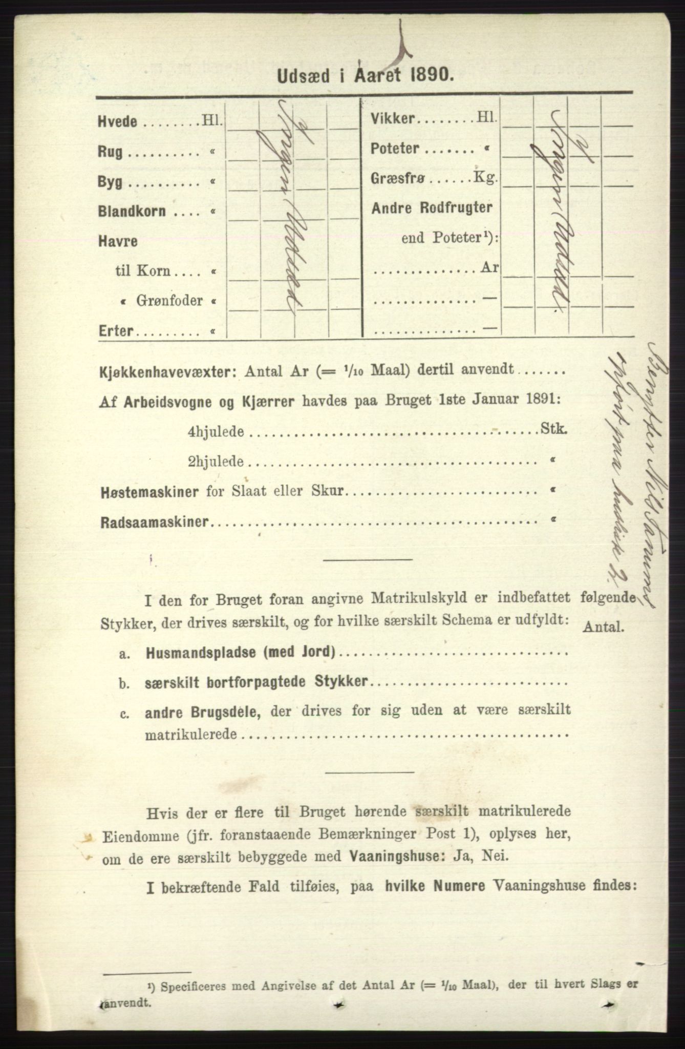 RA, 1891 census for 0728 Lardal, 1891, p. 3426