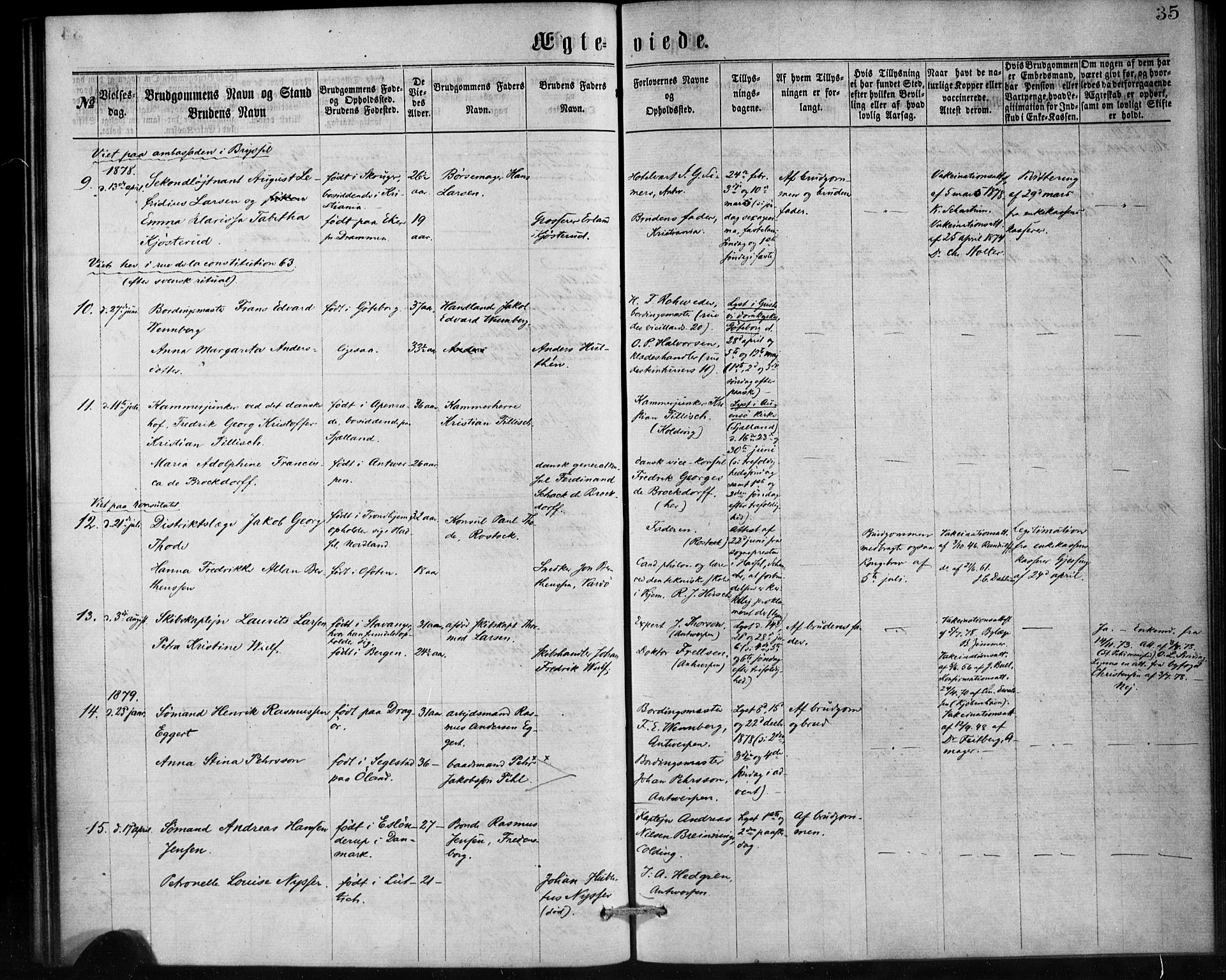 Den norske sjømannsmisjon i utlandet/Antwerpen, SAB/SAB/PA-0105/H/Ha/L0001: Parish register (official) no. A 1, 1865-1887, p. 35