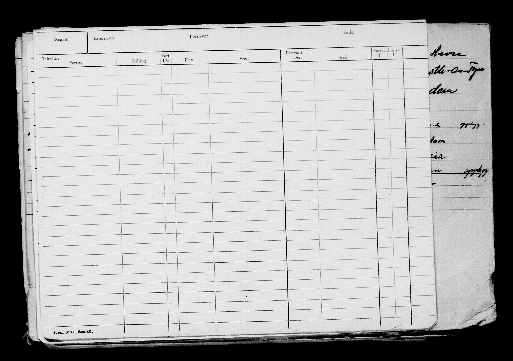 Direktoratet for sjømenn, AV/RA-S-3545/G/Gb/L0170: Hovedkort, 1919, p. 4