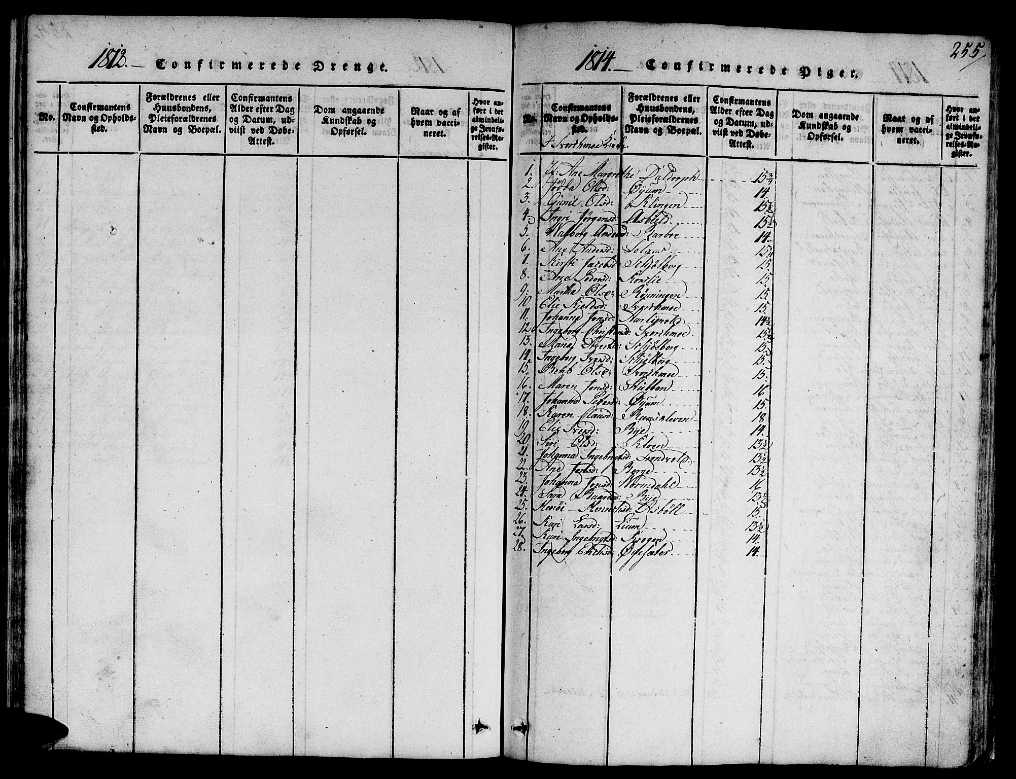Ministerialprotokoller, klokkerbøker og fødselsregistre - Sør-Trøndelag, SAT/A-1456/668/L0803: Parish register (official) no. 668A03, 1800-1826, p. 255