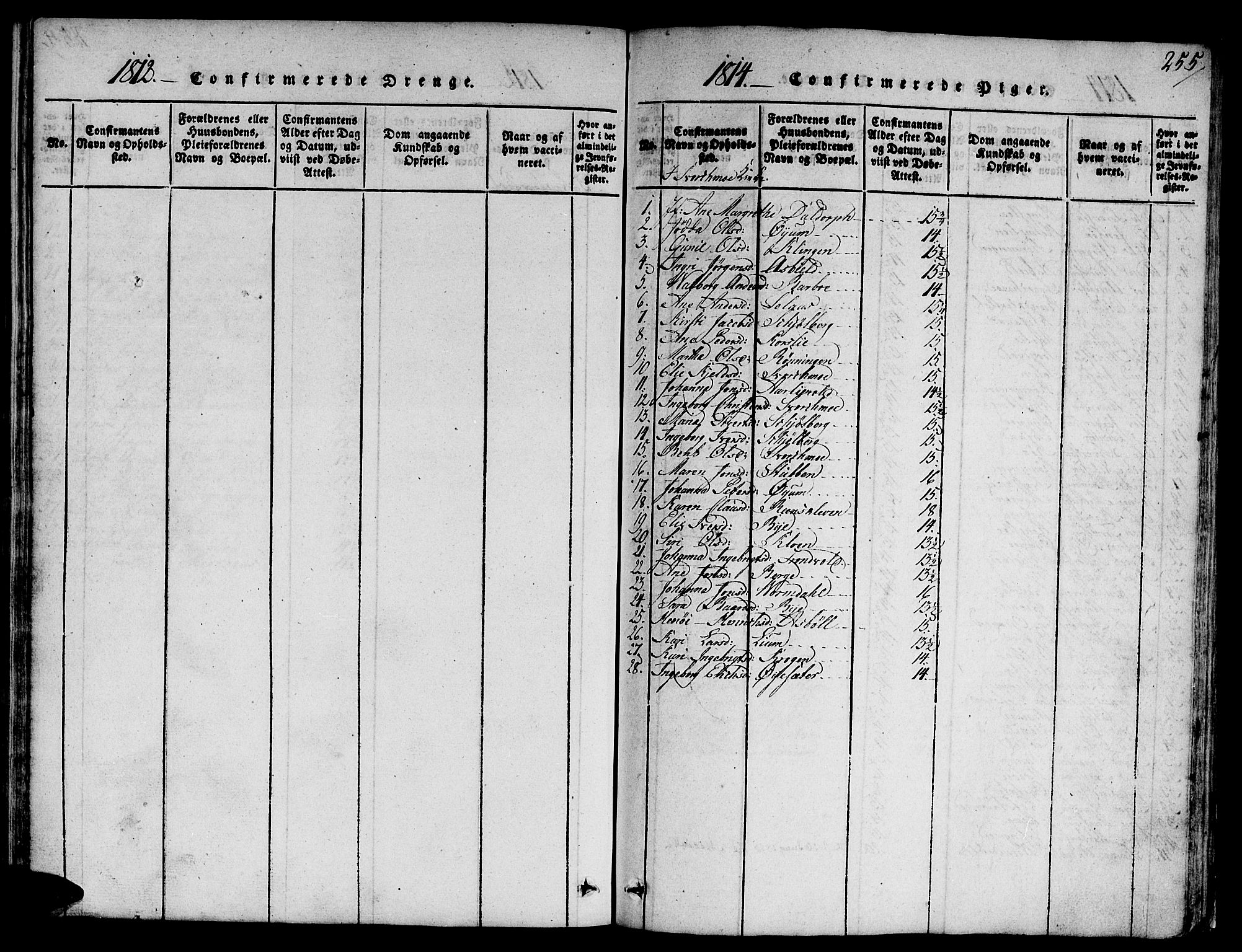 Ministerialprotokoller, klokkerbøker og fødselsregistre - Sør-Trøndelag, AV/SAT-A-1456/668/L0803: Parish register (official) no. 668A03, 1800-1826, p. 255