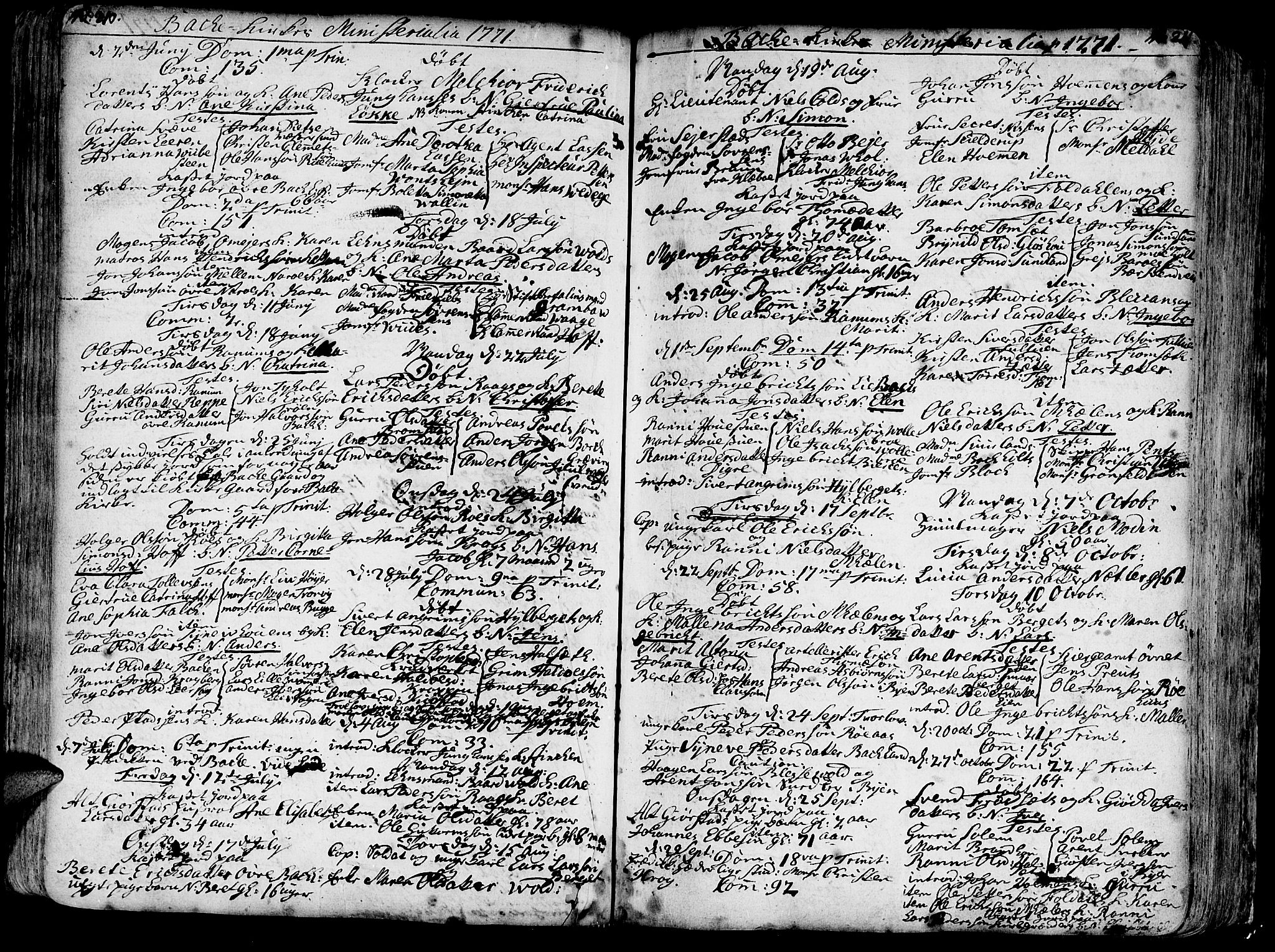Ministerialprotokoller, klokkerbøker og fødselsregistre - Sør-Trøndelag, AV/SAT-A-1456/606/L0276: Parish register (official) no. 606A01 /2, 1727-1779, p. 210-211