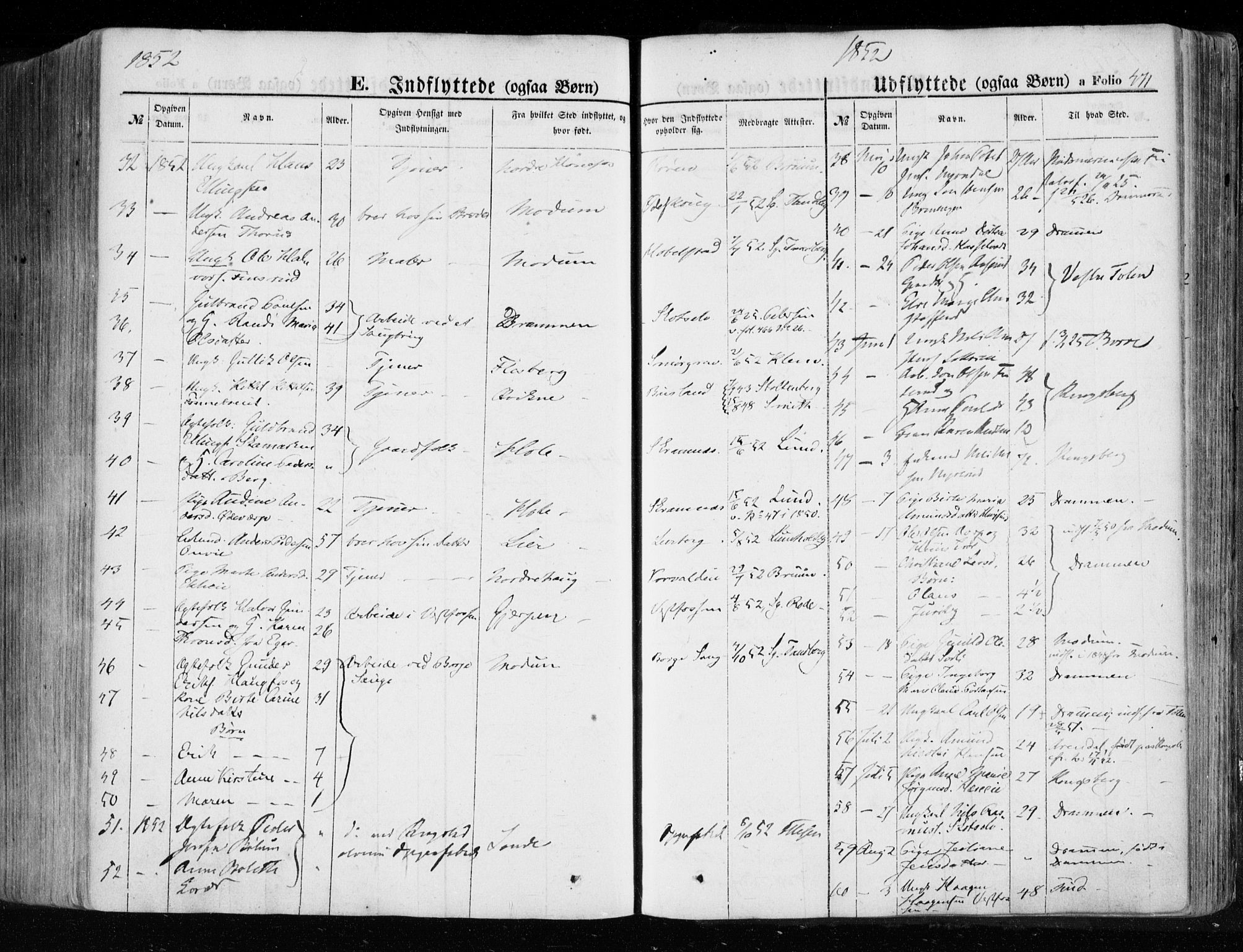 Eiker kirkebøker, SAKO/A-4/F/Fa/L0014: Parish register (official) no. I 14, 1846-1854, p. 471