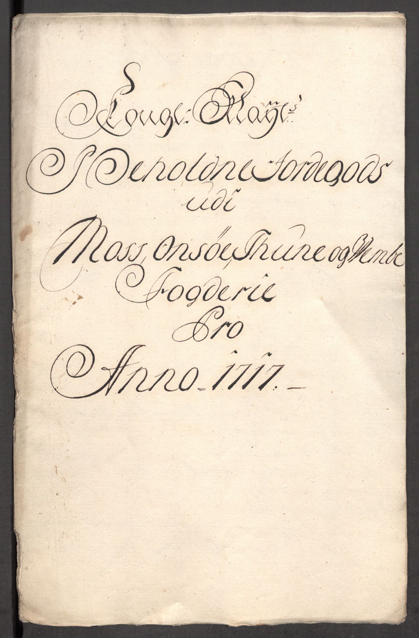 Rentekammeret inntil 1814, Reviderte regnskaper, Fogderegnskap, AV/RA-EA-4092/R04/L0141: Fogderegnskap Moss, Onsøy, Tune, Veme og Åbygge, 1717, p. 96