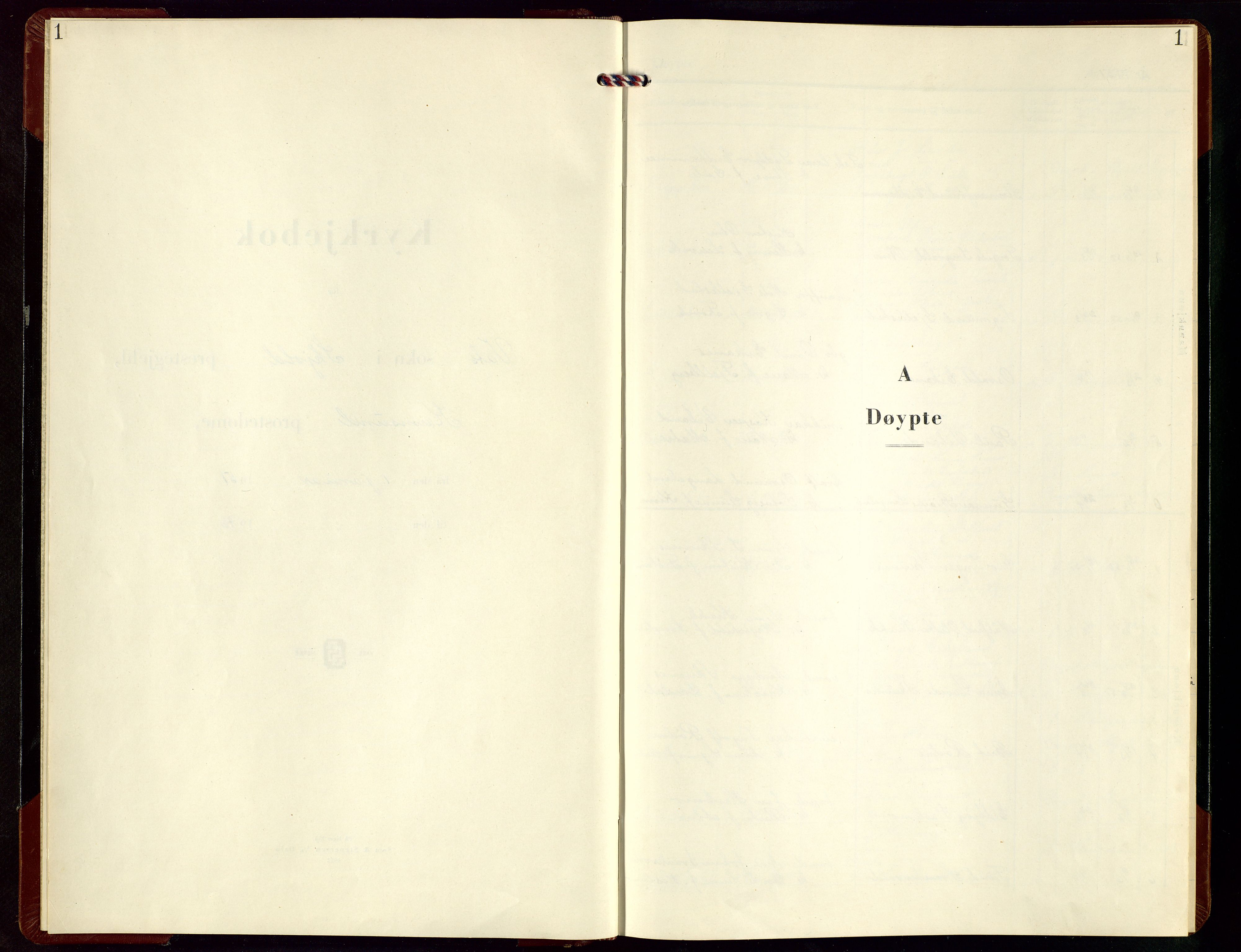 Skjold sokneprestkontor, SAST/A-101847/H/Ha/Hab/L0014: Parish register (copy) no. B 14, 1951-1976, p. 1