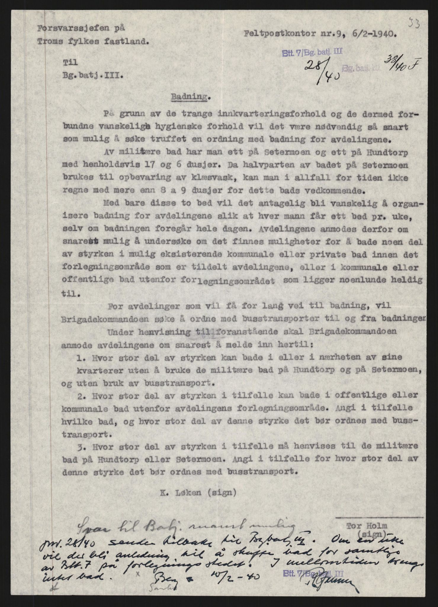 Forsvaret, Forsvarets krigshistoriske avdeling, AV/RA-RAFA-2017/Y/Yb/L0152: II-C-11-650  -  6. Divisjon: Bergartilleribataljon nr. 3:  Nøytralitetsvakten , 1939-1940, p. 352