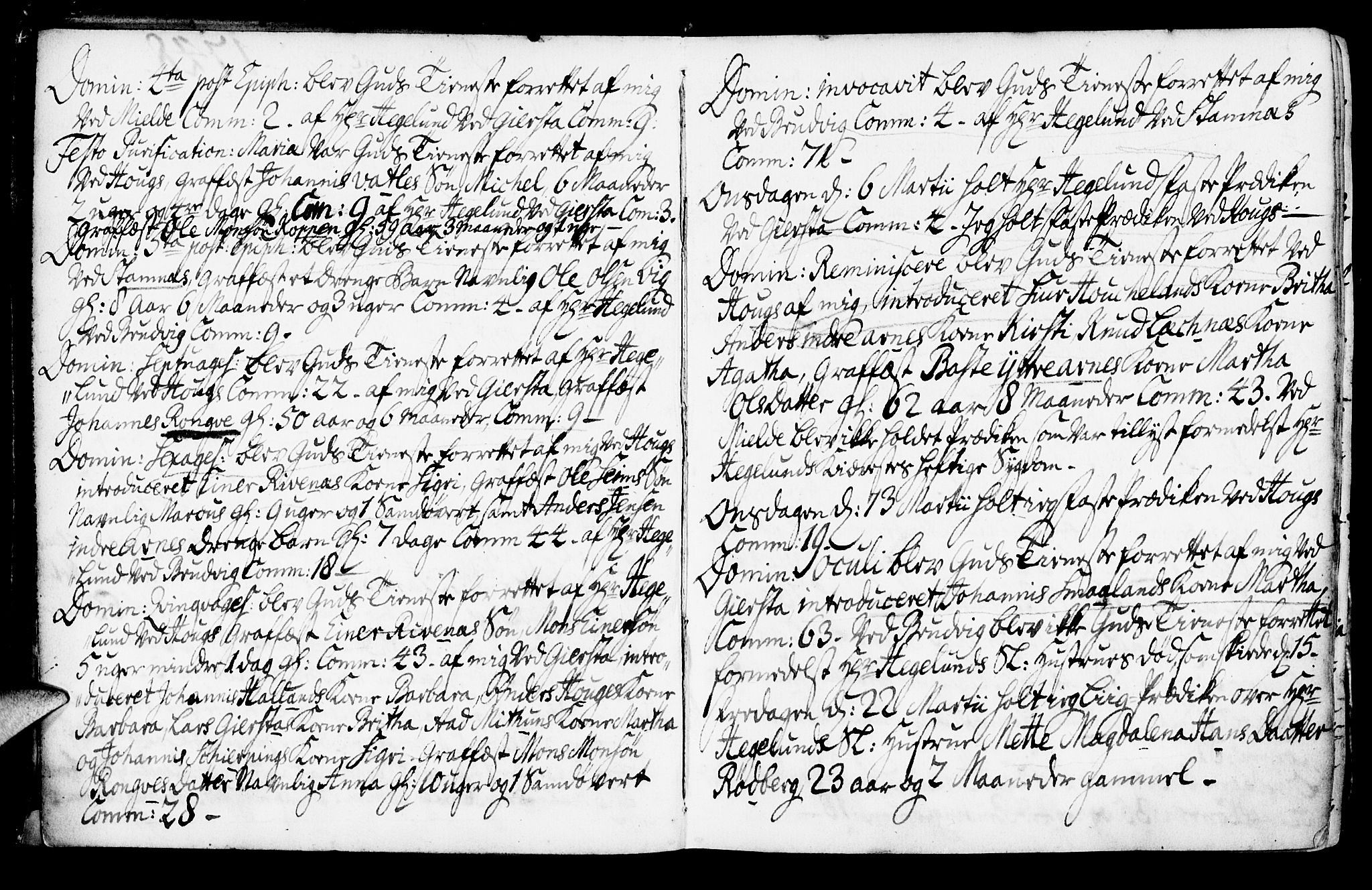 Haus sokneprestembete, AV/SAB-A-75601/H/Haa: Parish register (official) no. A 7, 1748-1766, p. 3