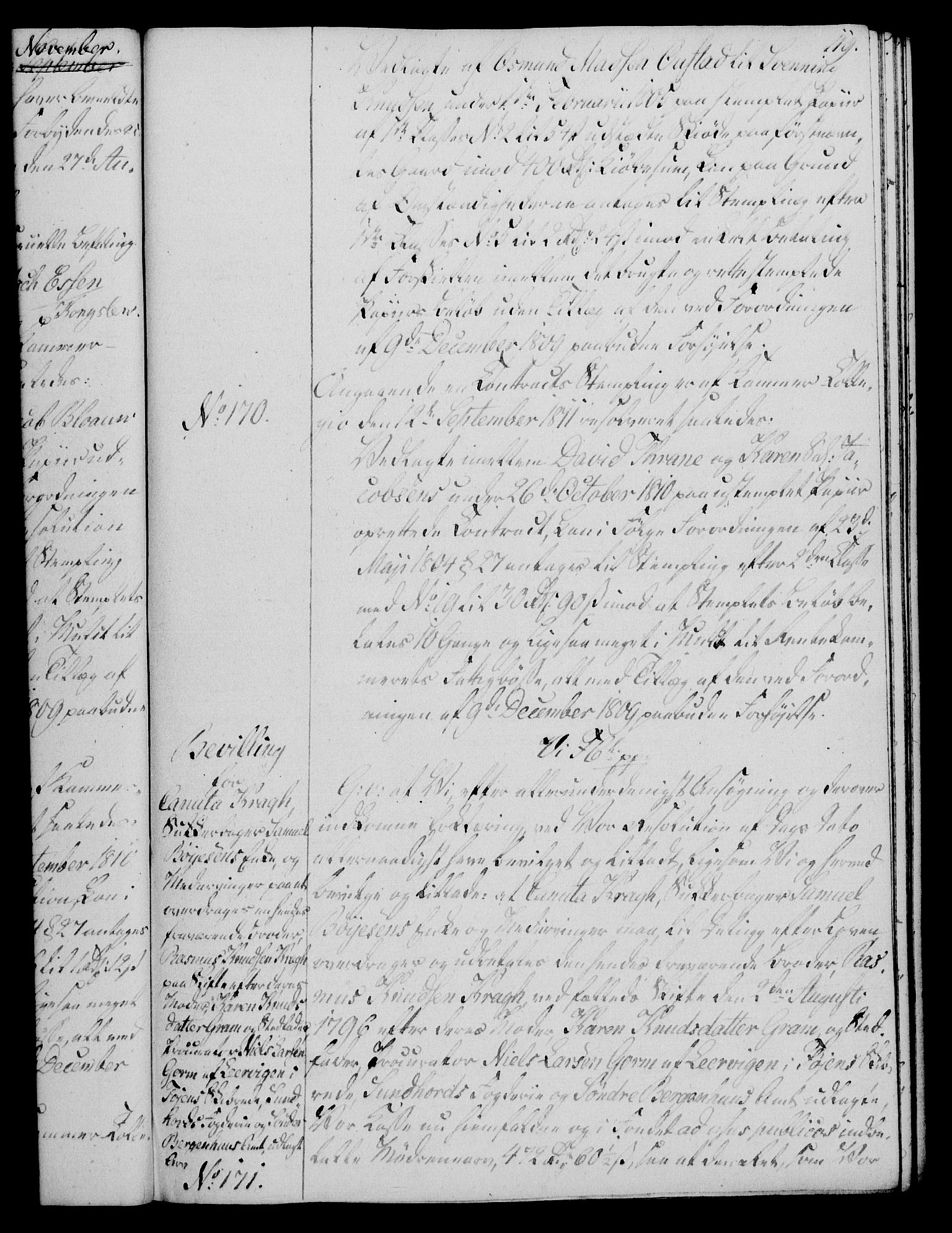 Rentekammeret, Kammerkanselliet, RA/EA-3111/G/Gg/Gga/L0020: Norsk ekspedisjonsprotokoll med register (merket RK 53.20), 1811-1814, p. 119
