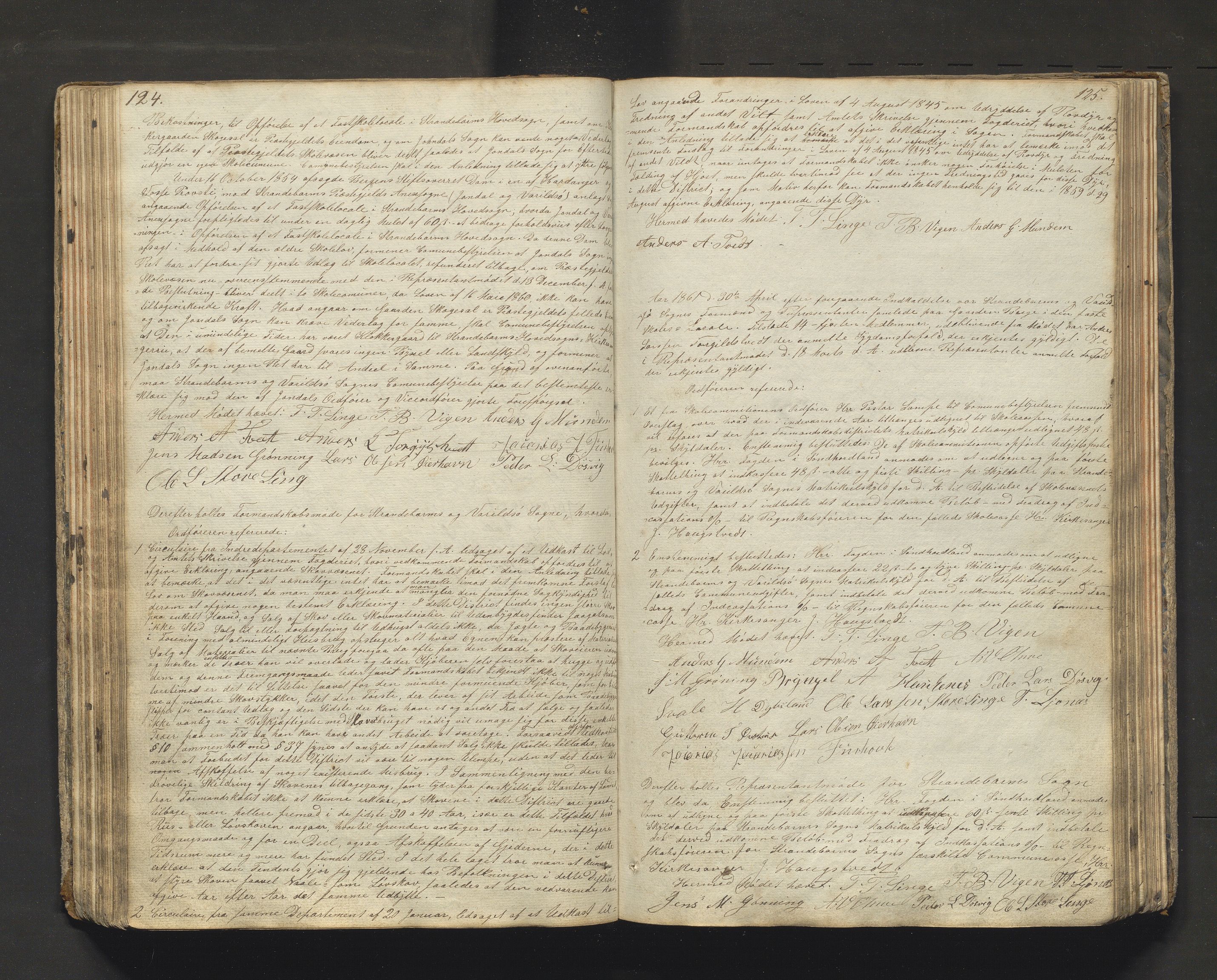 Strandebarm kommune. Formannskapet, IKAH/1226-021/A/Aa/L0001: Møtebok for Strandebarm formannskap og heradsstyre, 1838-1874, p. 62