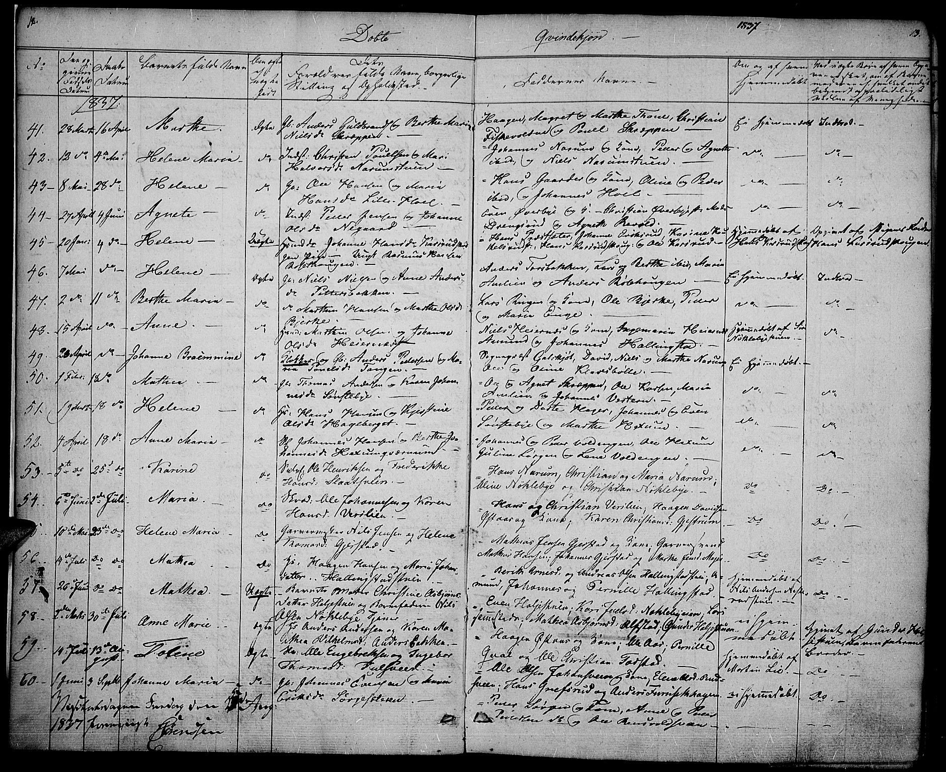 Vestre Toten prestekontor, SAH/PREST-108/H/Ha/Haa/L0003: Parish register (official) no. 3, 1836-1843, p. 12-13