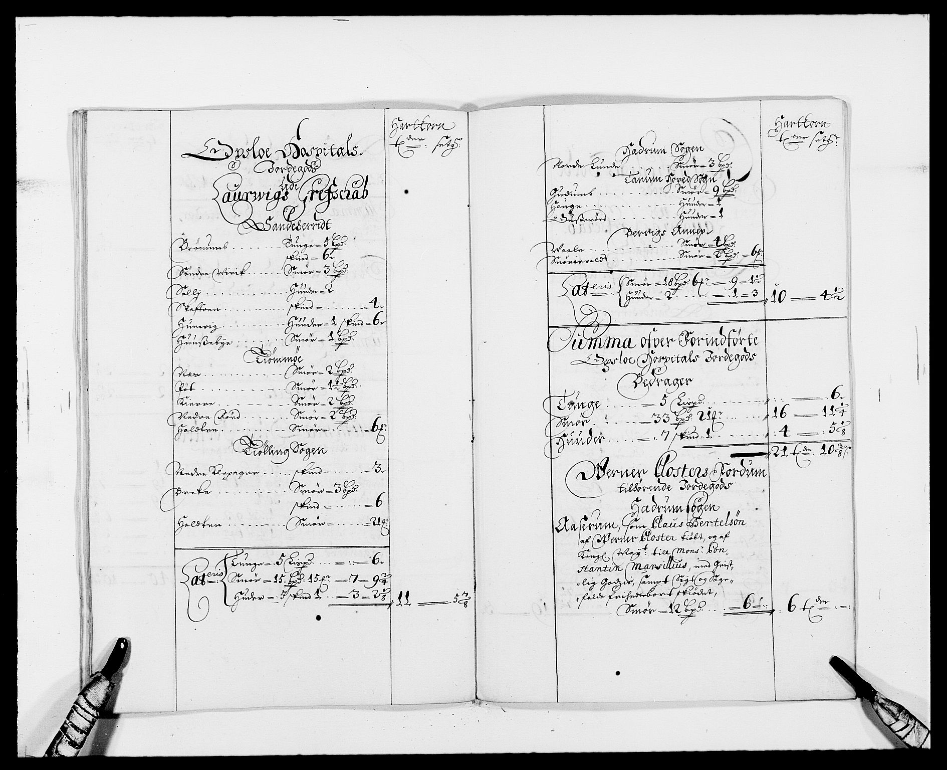 Rentekammeret inntil 1814, Reviderte regnskaper, Fogderegnskap, AV/RA-EA-4092/R33/L1971: Fogderegnskap Larvik grevskap, 1688-1689, p. 306