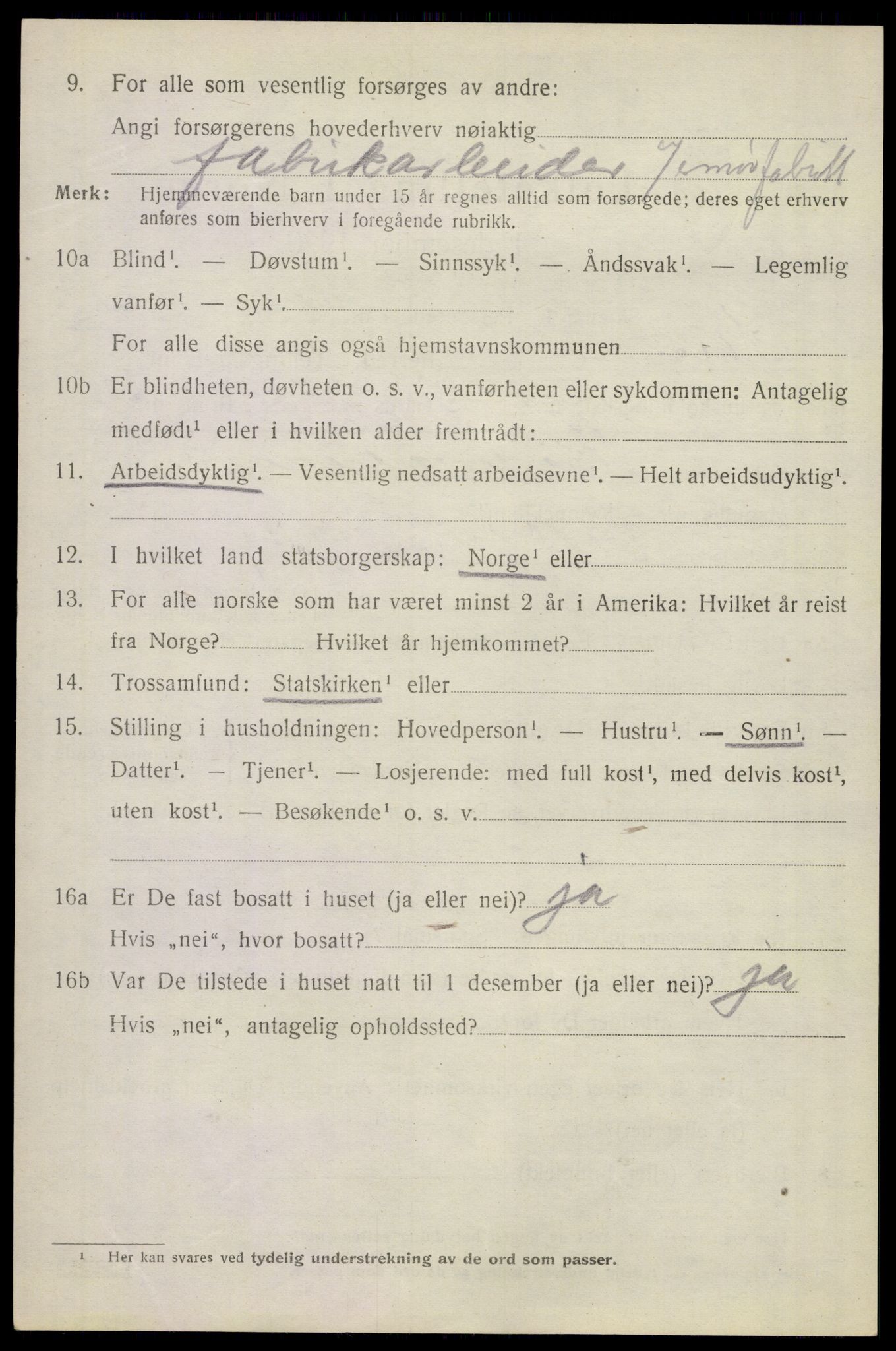 SAKO, 1920 census for Sem, 1920, p. 8282