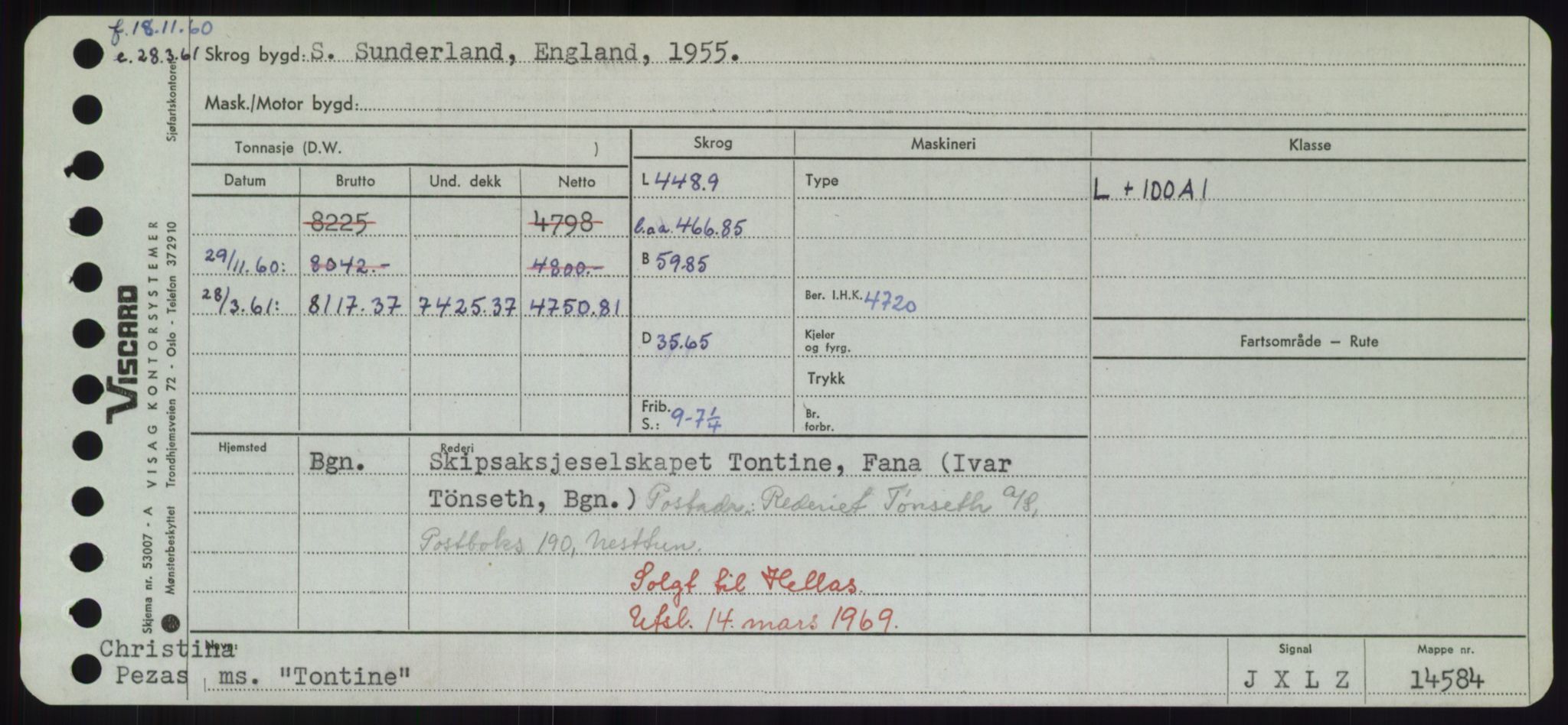 Sjøfartsdirektoratet med forløpere, Skipsmålingen, RA/S-1627/H/Hd/L0039: Fartøy, Ti-Tø, p. 187