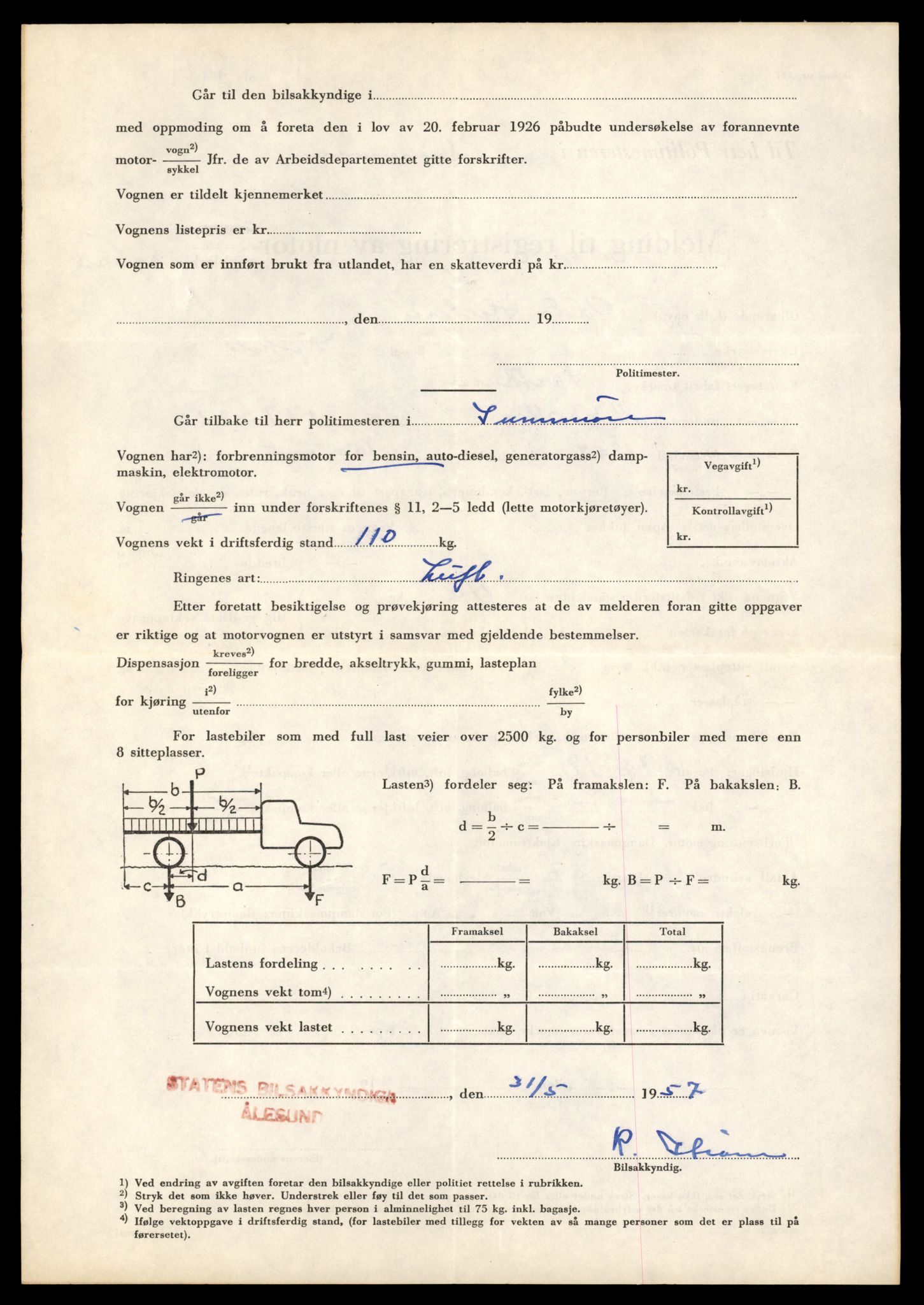 Møre og Romsdal vegkontor - Ålesund trafikkstasjon, AV/SAT-A-4099/F/Fe/L0040: Registreringskort for kjøretøy T 13531 - T 13709, 1927-1998, p. 1568