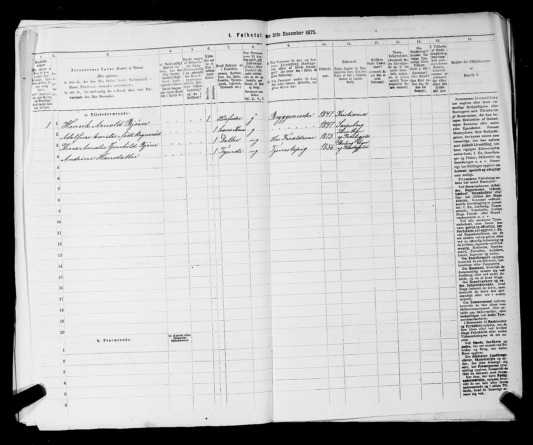 RA, 1875 census for 0130P Tune, 1875, p. 1549