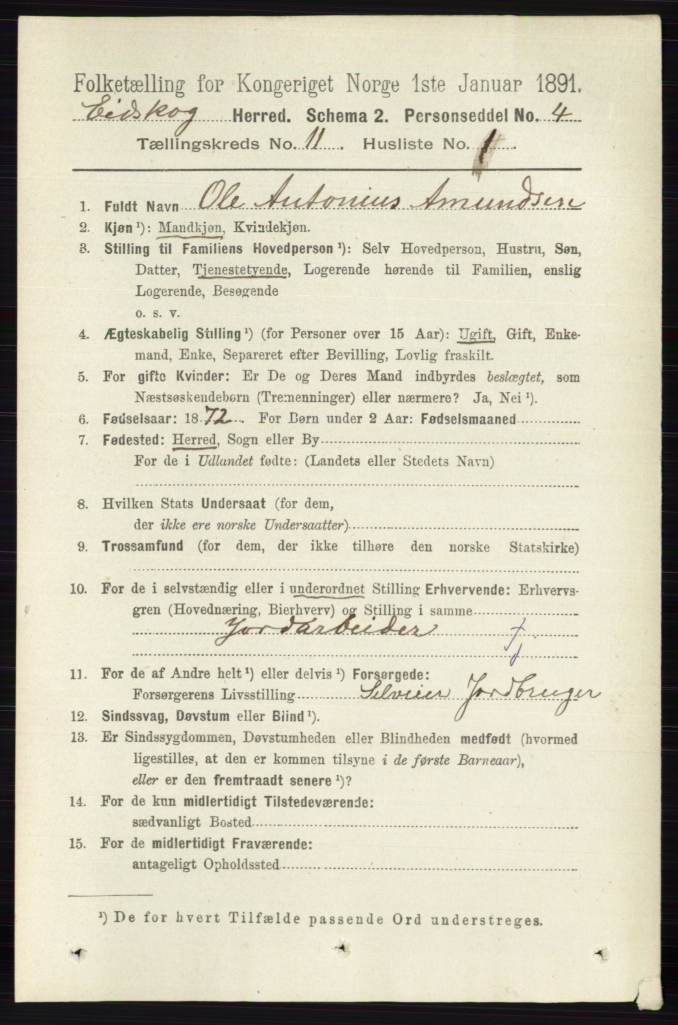 RA, 1891 census for 0420 Eidskog, 1891, p. 6767