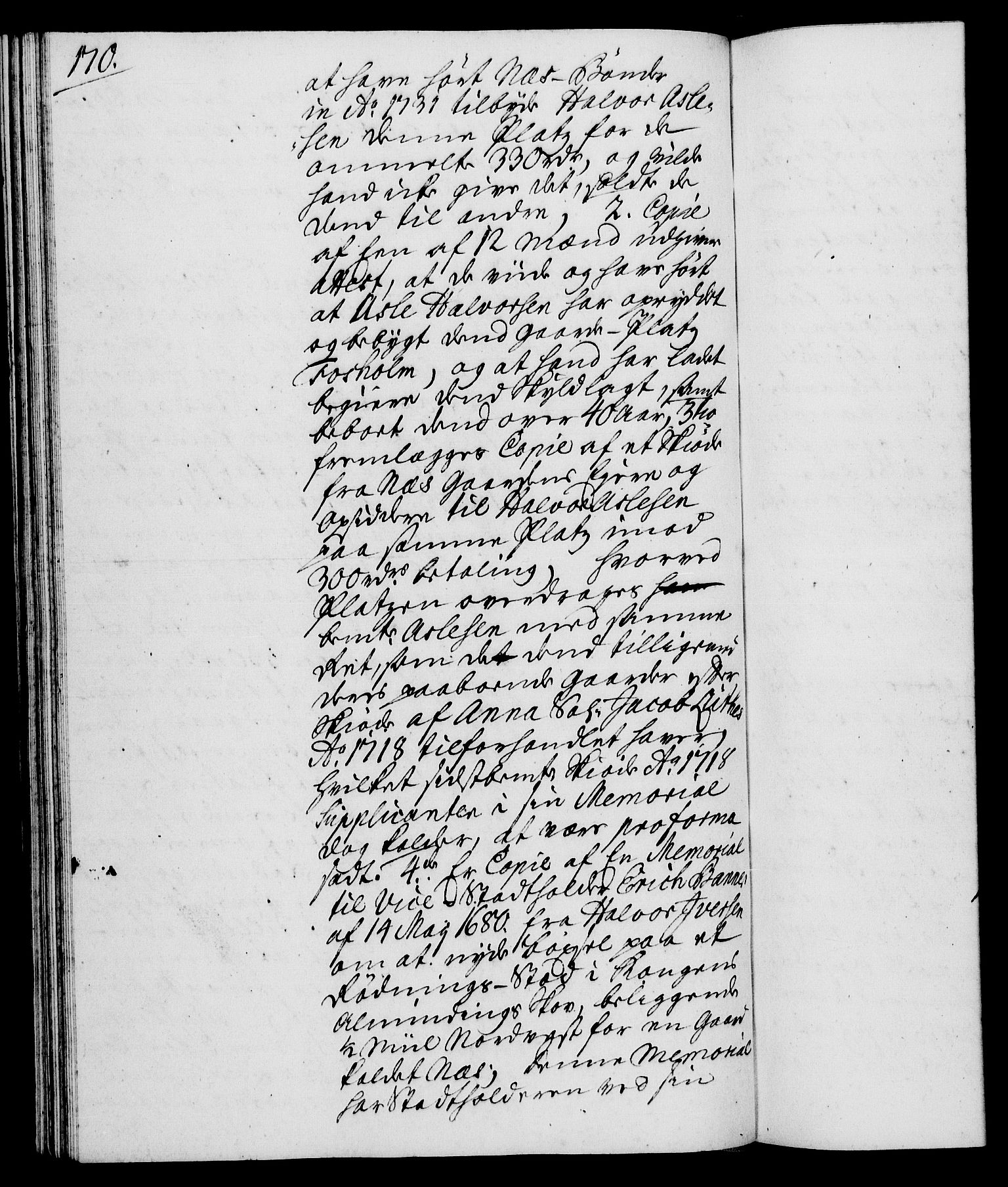 Rentekammeret, Kammerkanselliet, AV/RA-EA-3111/G/Gh/Gha/L0021: Norsk ekstraktmemorialprotokoll (merket RK 53.66), 1739, p. 170