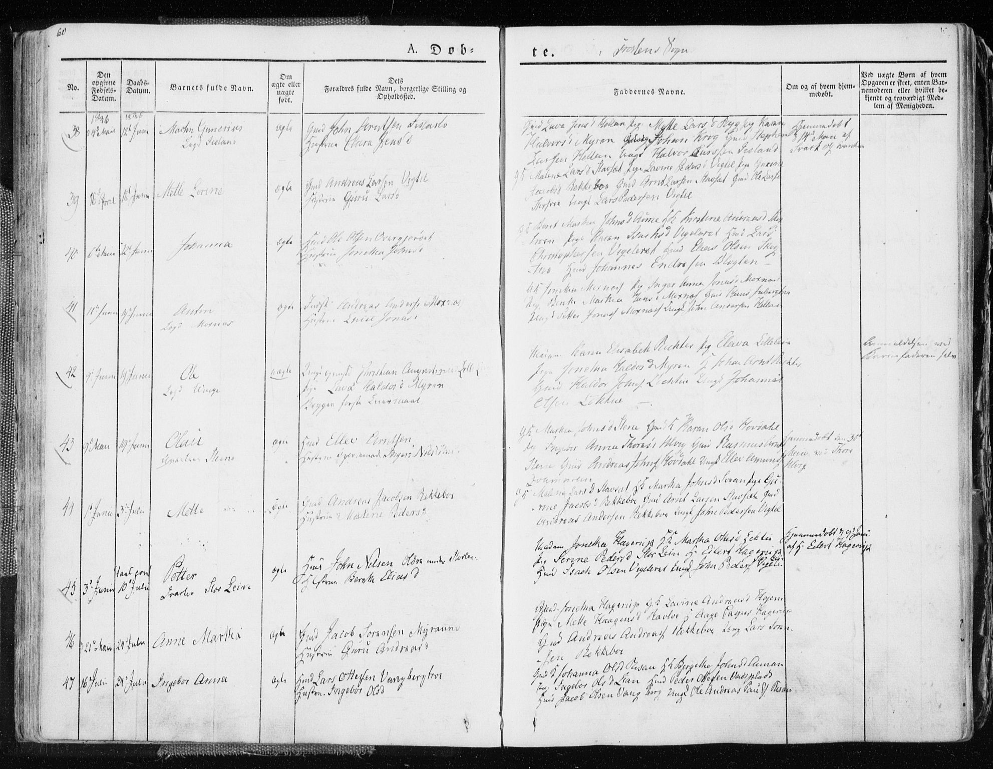 Ministerialprotokoller, klokkerbøker og fødselsregistre - Nord-Trøndelag, SAT/A-1458/713/L0114: Parish register (official) no. 713A05, 1827-1839, p. 60