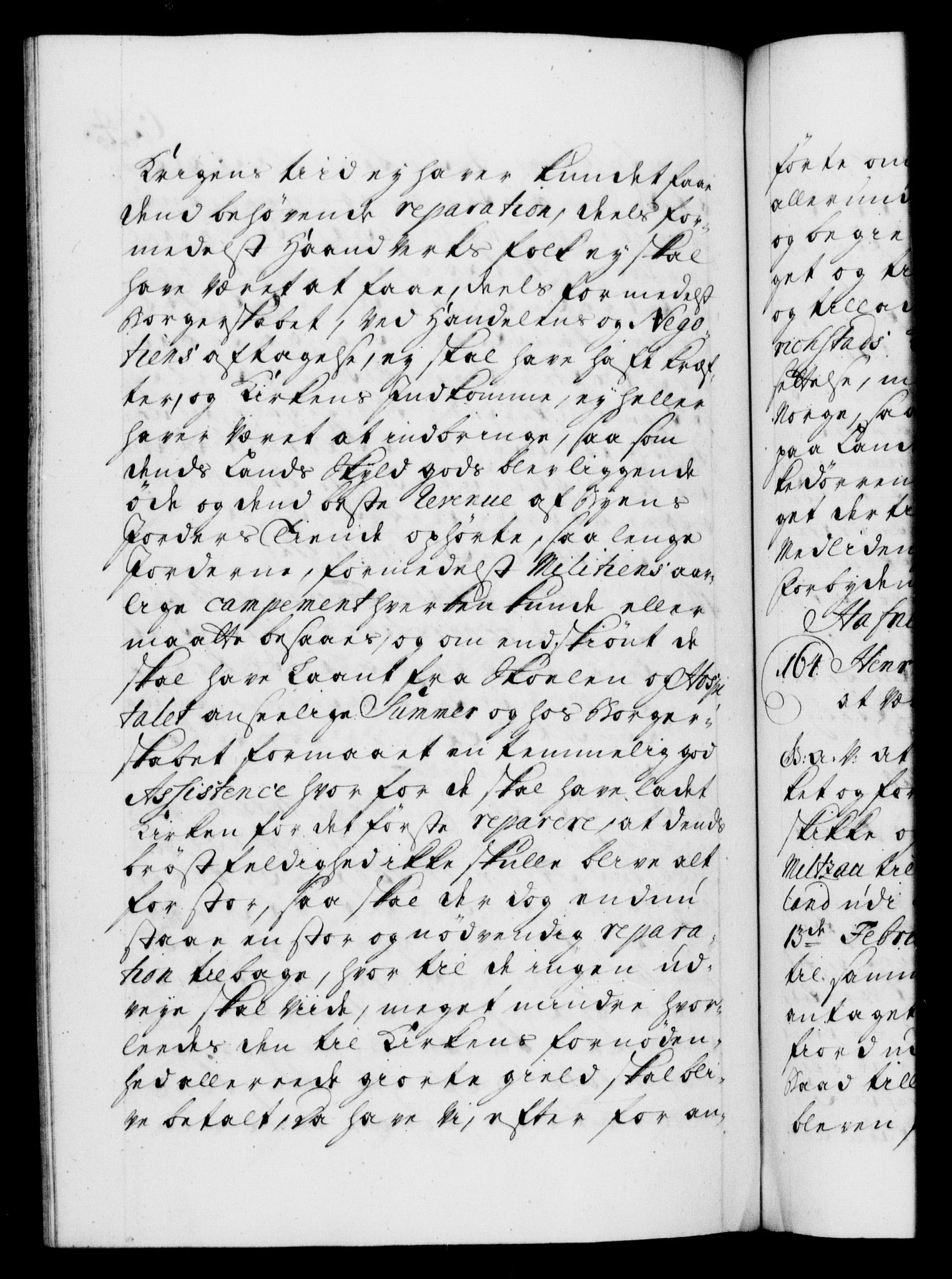 Danske Kanselli 1572-1799, RA/EA-3023/F/Fc/Fca/Fcaa/L0025: Norske registre, 1726-1728, p. 634b