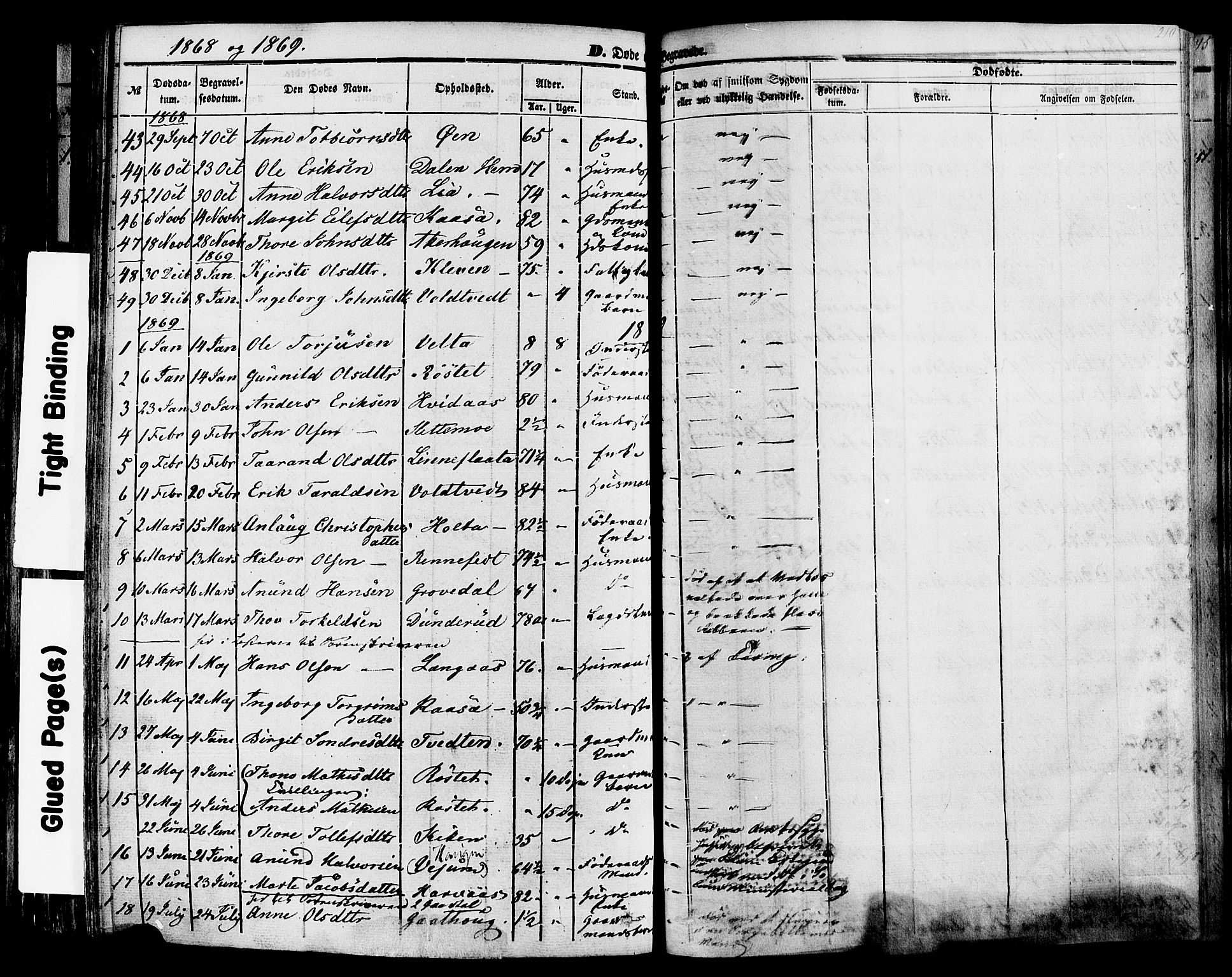 Sauherad kirkebøker, SAKO/A-298/F/Fa/L0007: Parish register (official) no. I 7, 1851-1873, p. 210