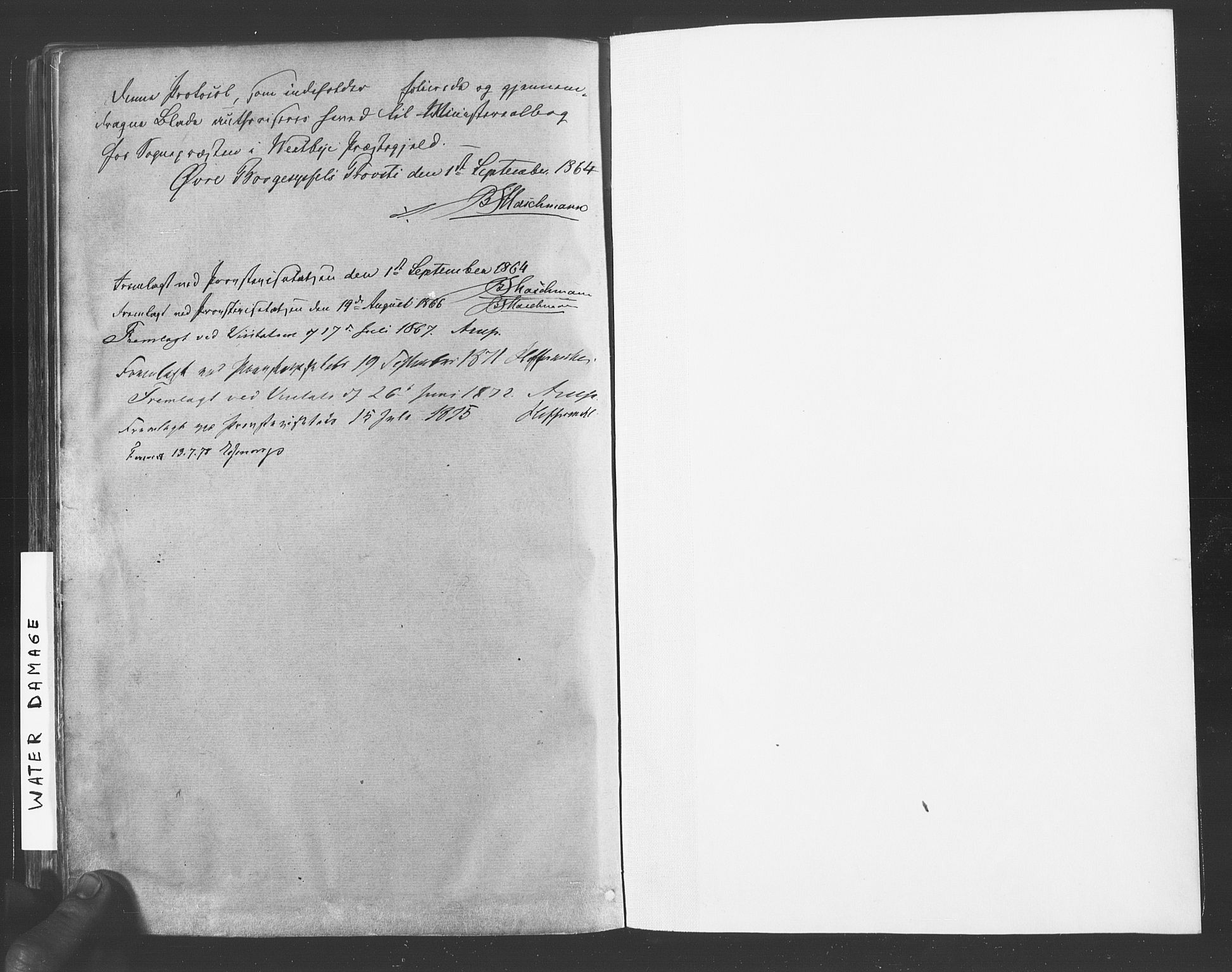 Vestby prestekontor Kirkebøker, SAO/A-10893/F/Fa/L0008: Parish register (official) no. I 8, 1863-1877