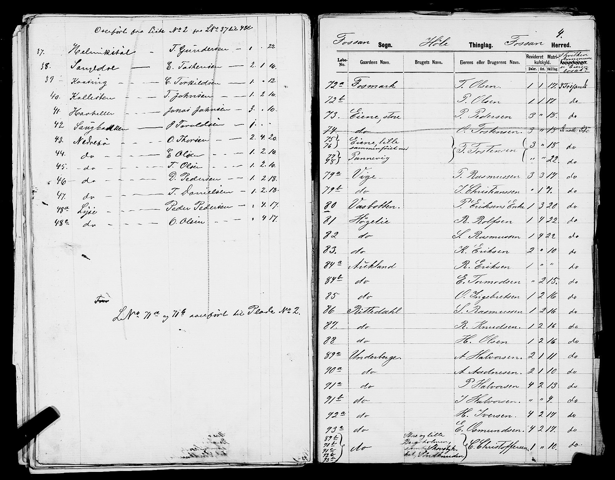 SAST, 1875 census for 1128P Høgsfjord, 1875, p. 32