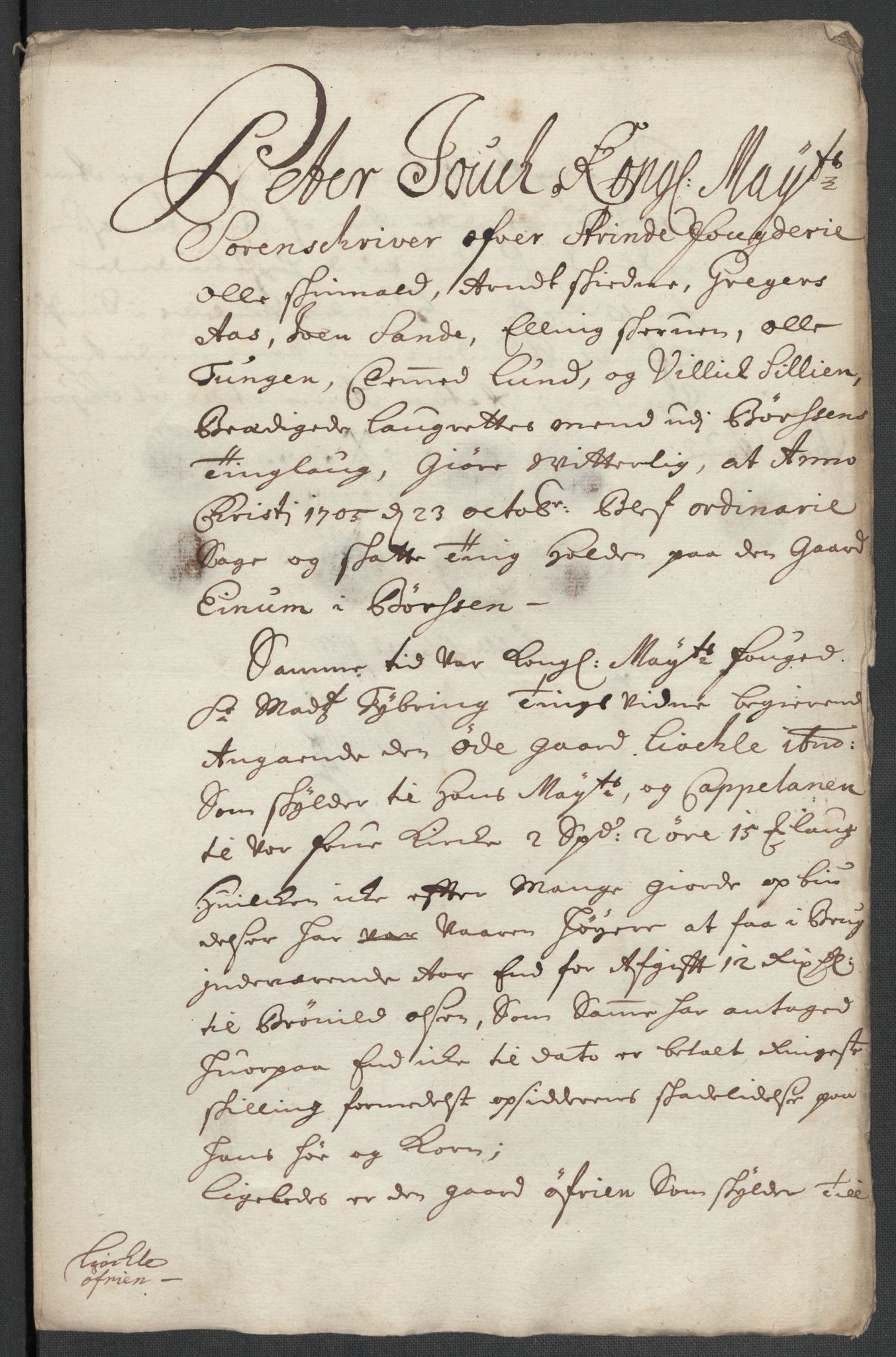 Rentekammeret inntil 1814, Reviderte regnskaper, Fogderegnskap, AV/RA-EA-4092/R61/L4109: Fogderegnskap Strinda og Selbu, 1704-1706, p. 457