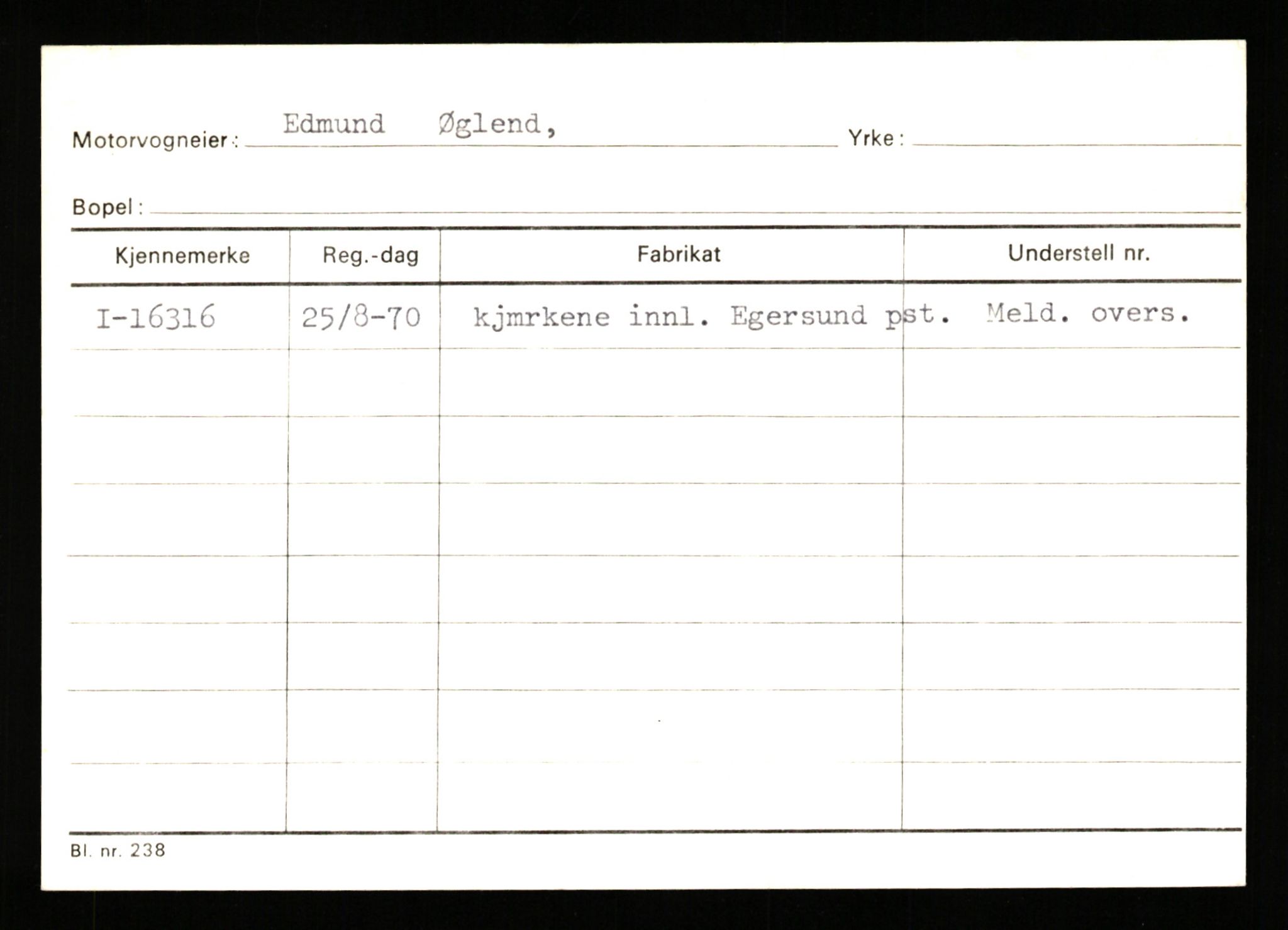 Stavanger trafikkstasjon, AV/SAST-A-101942/0/G/L0004: Registreringsnummer: 15497 - 22957, 1930-1971, p. 429