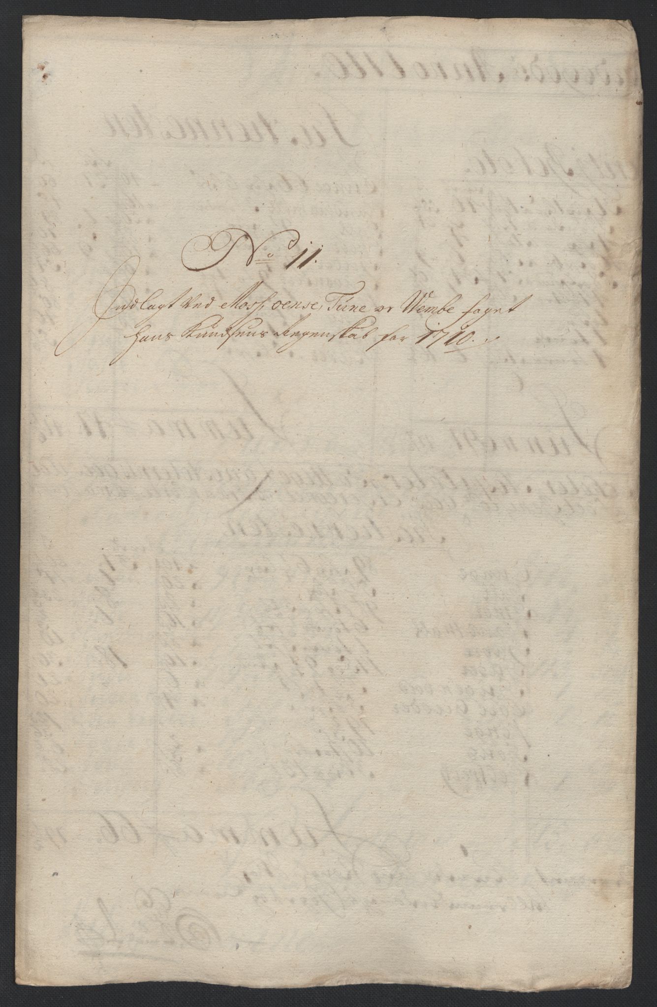 Rentekammeret inntil 1814, Reviderte regnskaper, Fogderegnskap, AV/RA-EA-4092/R04/L0135: Fogderegnskap Moss, Onsøy, Tune, Veme og Åbygge, 1709-1710, p. 340