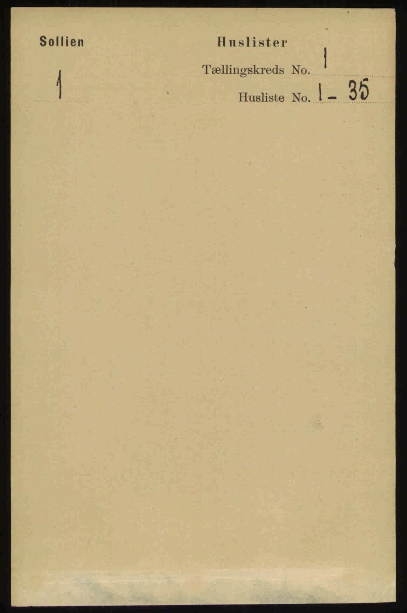 RA, 1891 census for 0431 Sollia, 1891, p. 10