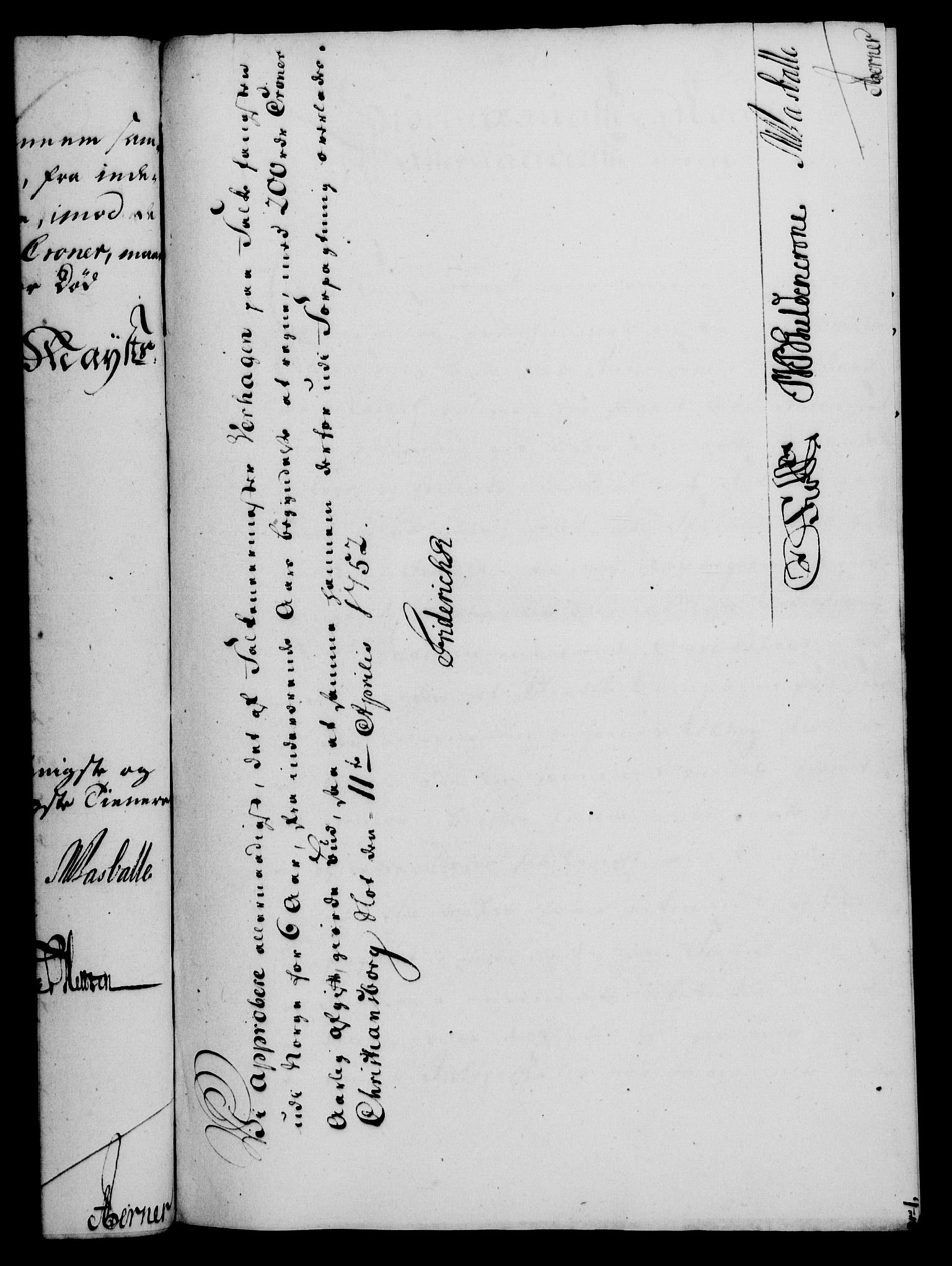Rentekammeret, Kammerkanselliet, RA/EA-3111/G/Gf/Gfa/L0034: Norsk relasjons- og resolusjonsprotokoll (merket RK 52.34), 1752, p. 197
