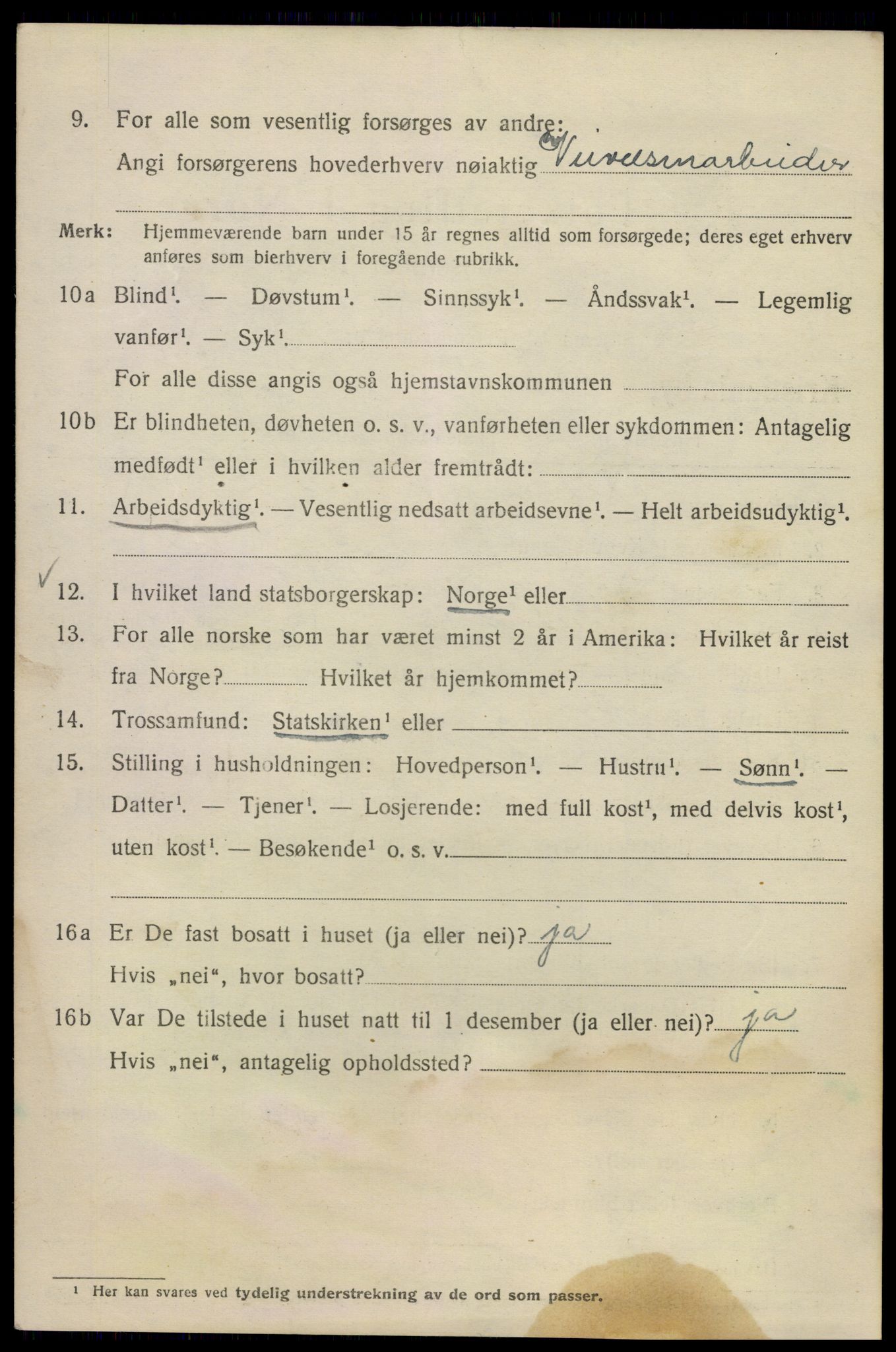 SAO, 1920 census for Kristiania, 1920, p. 588132