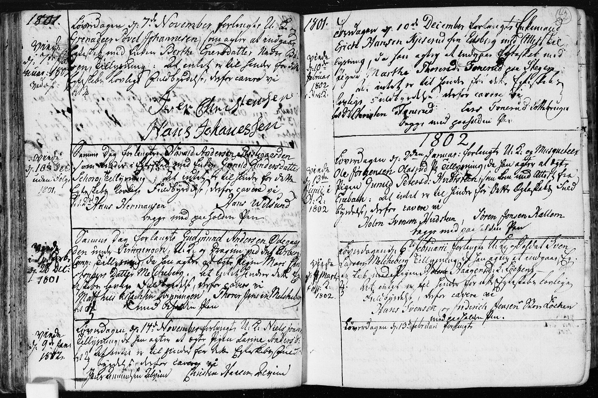 Spydeberg prestekontor Kirkebøker, AV/SAO-A-10924/F/Fa/L0003: Parish register (official) no. I 3, 1778-1814, p. 42