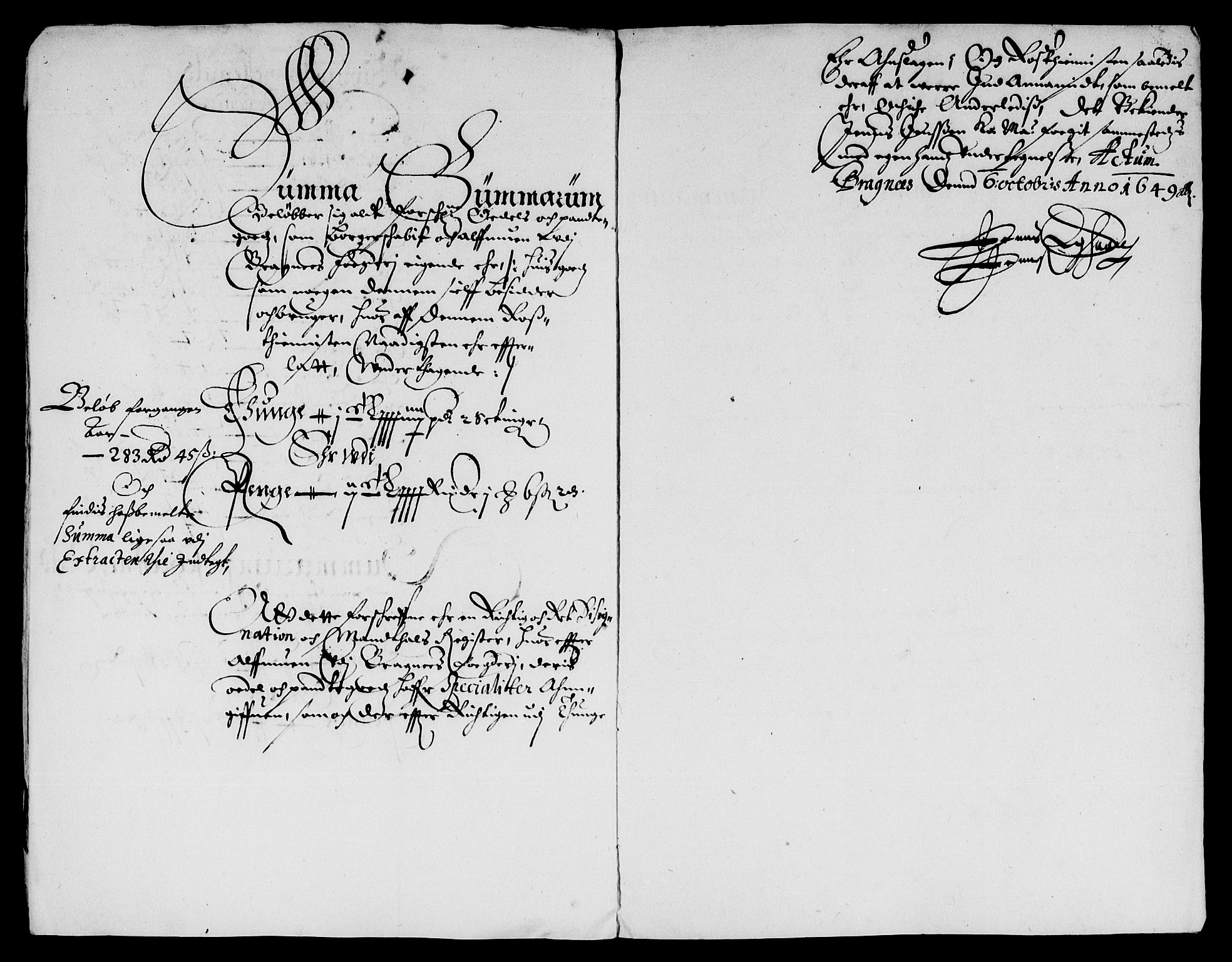 Rentekammeret inntil 1814, Reviderte regnskaper, Lensregnskaper, AV/RA-EA-5023/R/Rb/Rba/L0199: Akershus len, 1649-1650