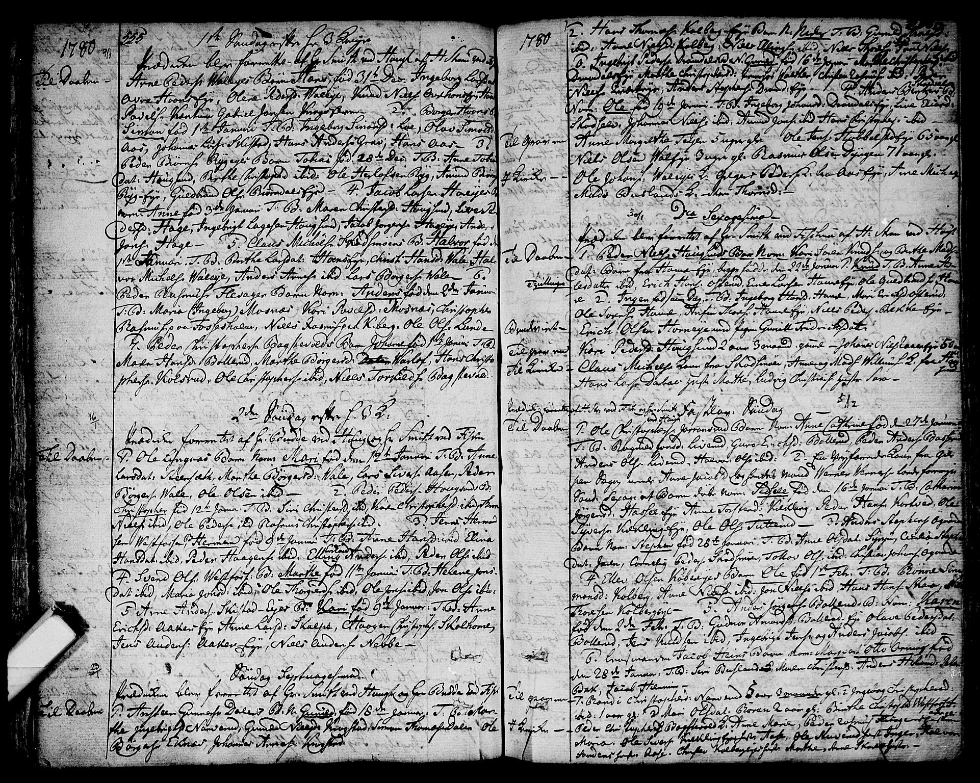 Eiker kirkebøker, SAKO/A-4/F/Fa/L0008: Parish register (official) no. I 8, 1764-1788, p. 555-556