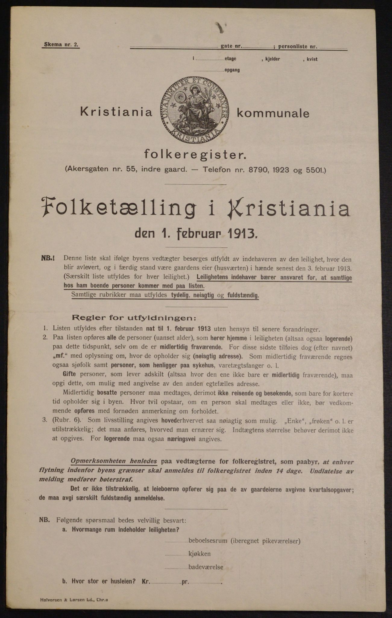 OBA, Municipal Census 1913 for Kristiania, 1913, p. 24342