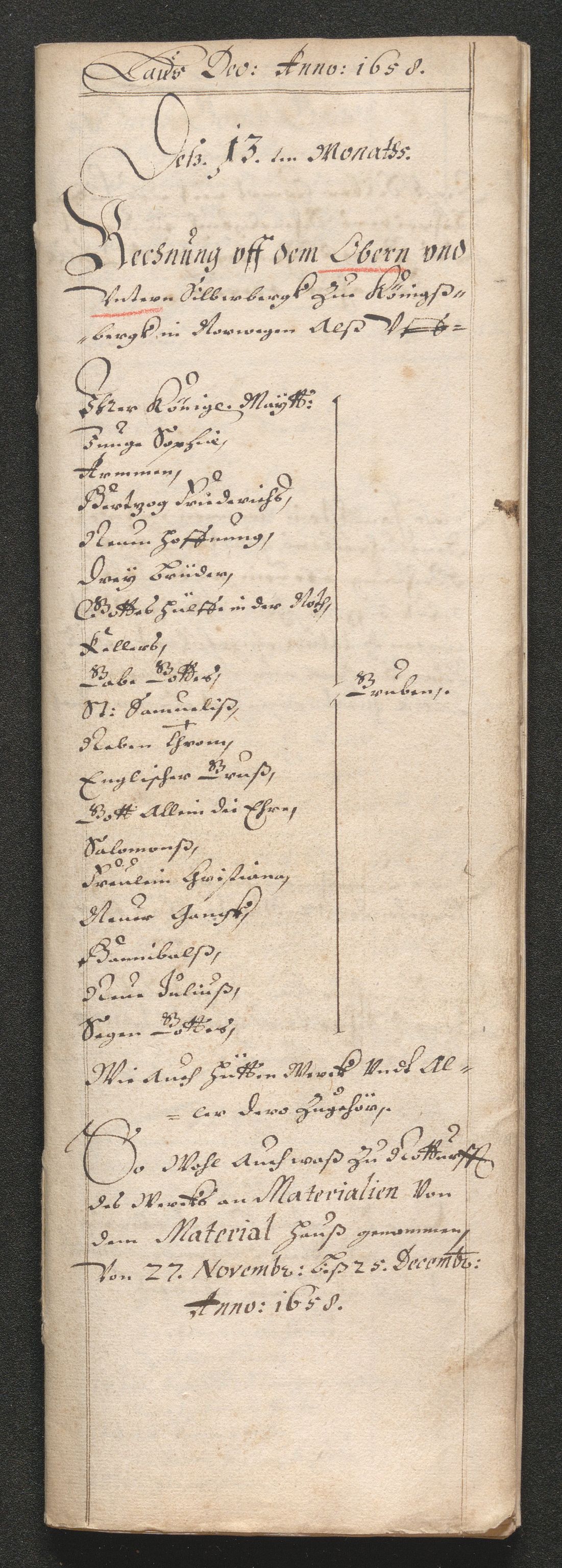 Kongsberg Sølvverk 1623-1816, AV/SAKO-EA-3135/001/D/Dc/Dcd/L0033: Utgiftsregnskap for gruver m.m. , 1658, p. 674