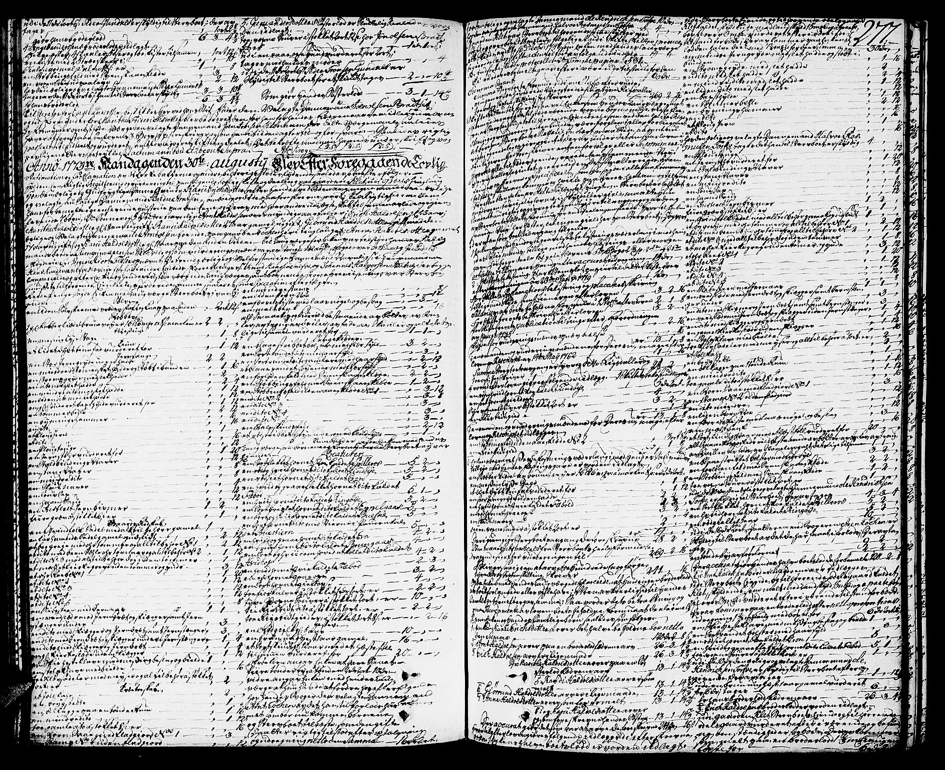 Orkdal sorenskriveri, SAT/A-4169/1/3/3Aa/L0007: Skifteprotokoller, 1767-1782, p. 276b-277a