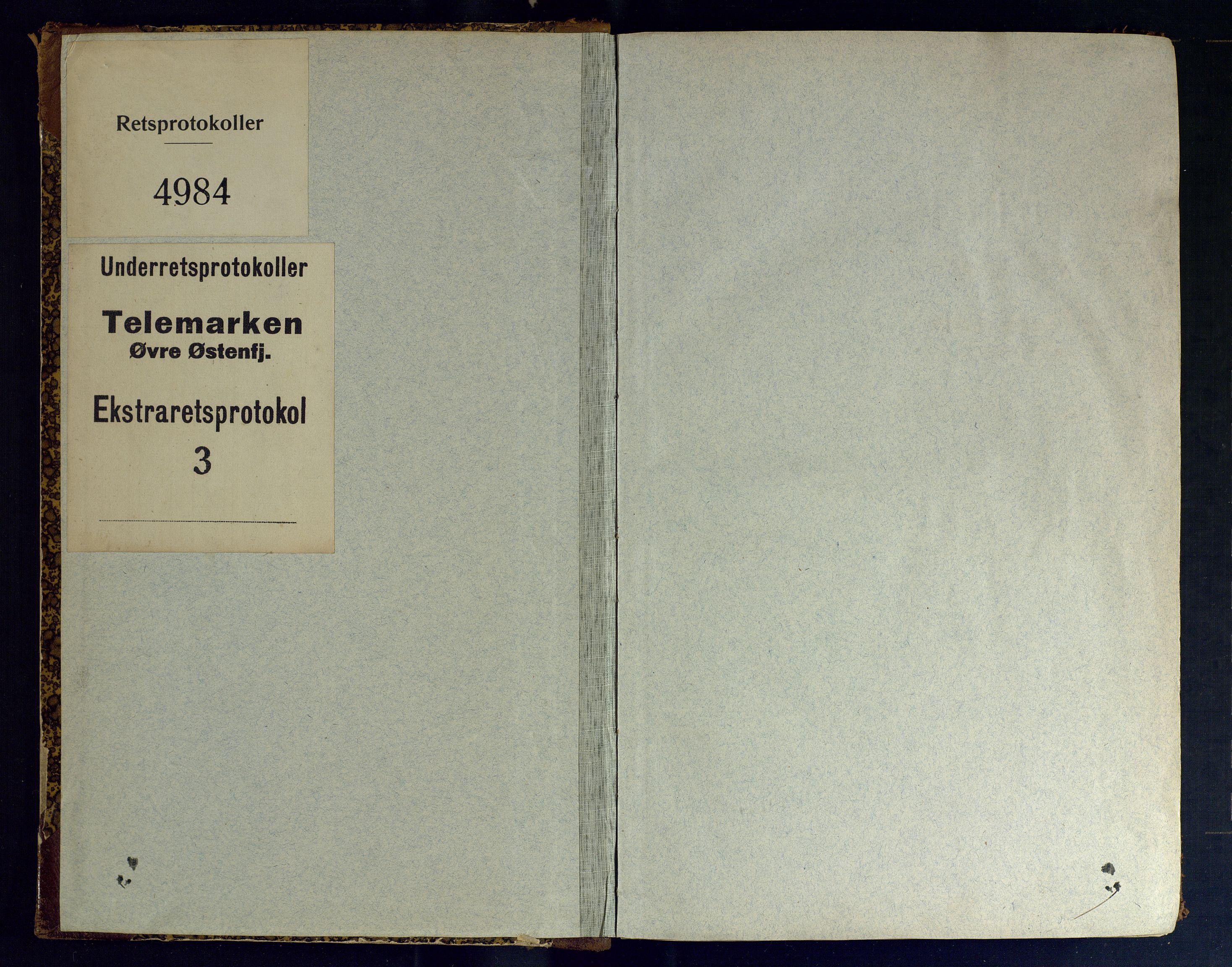 Øvre Telemark østfjelske sorenskriveri, SAKO/A-213/F/Fc/Fca/L0003: Ekstrarettsprotokoll, sivile saker, 1840-1849