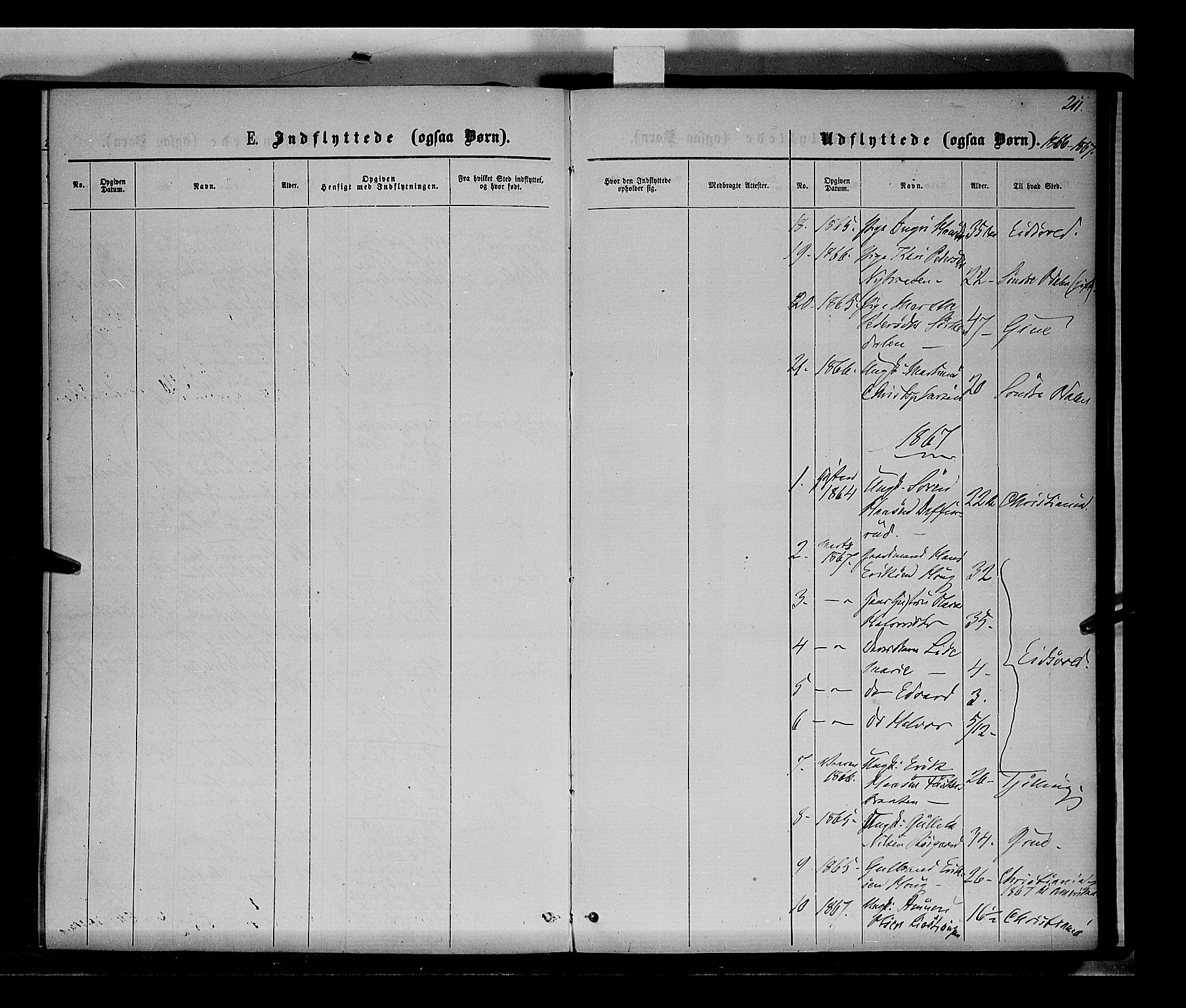 Nord-Odal prestekontor, AV/SAH-PREST-032/H/Ha/Haa/L0004: Parish register (official) no. 4, 1866-1873, p. 211